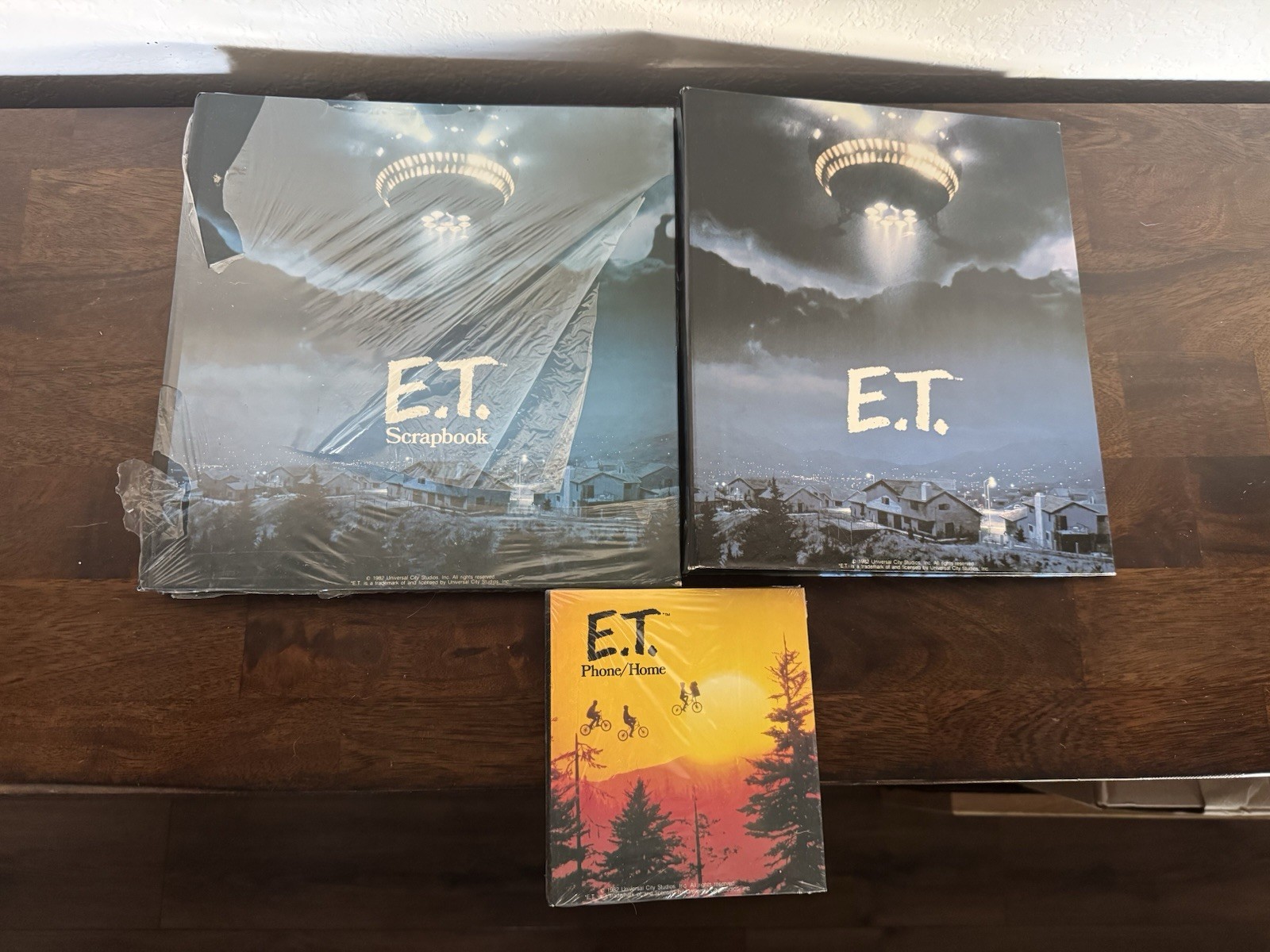 Vintage E.T. The Extra-Terrestrial Binder Scrapbook Address Phone Book Diary NOS