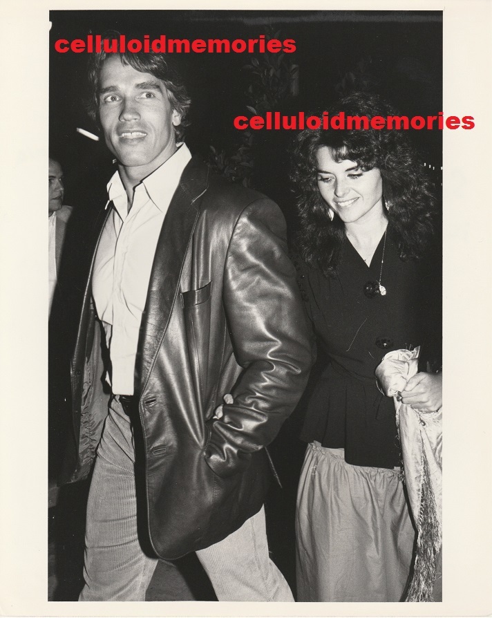 Original Vintage Photo Arnold Schwarzenegger & Maria Shriver 12-1-81
