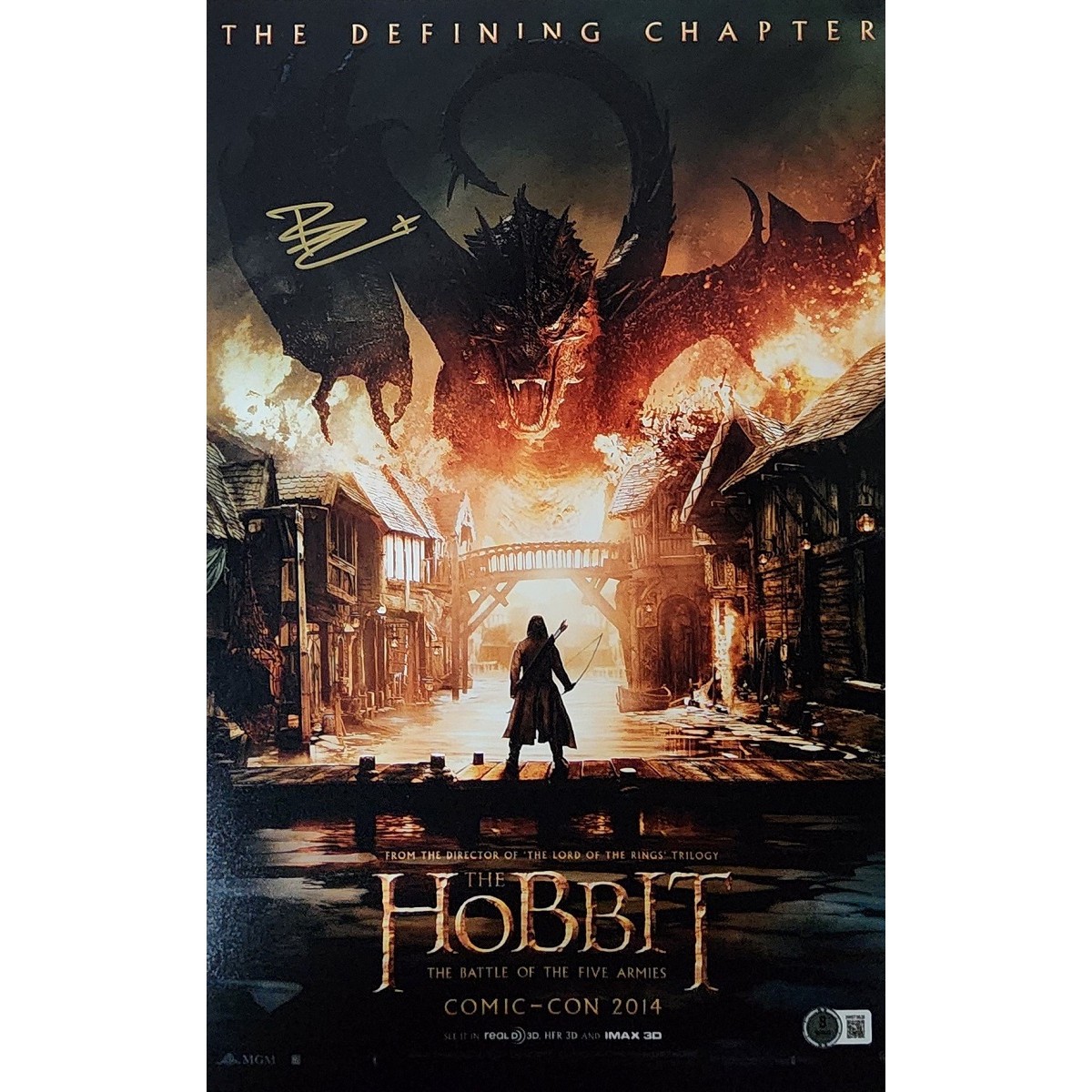 Benedict Cumberbatch Signed Mini-Poster #3 (11×17)