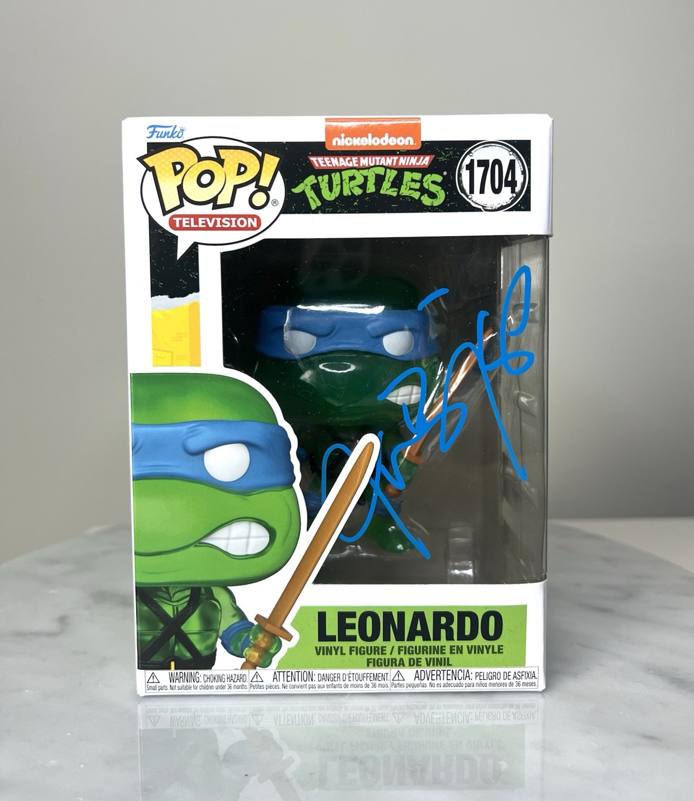 Jason Biggs Signed Leonardo Action Figure Signed Funko Pop SWAU COA