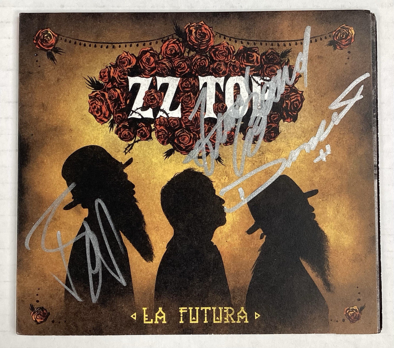 ZZ Top Signed CD La Futura Album Dusty Hill Billy Gibbons Frank Beard Auto JSA
