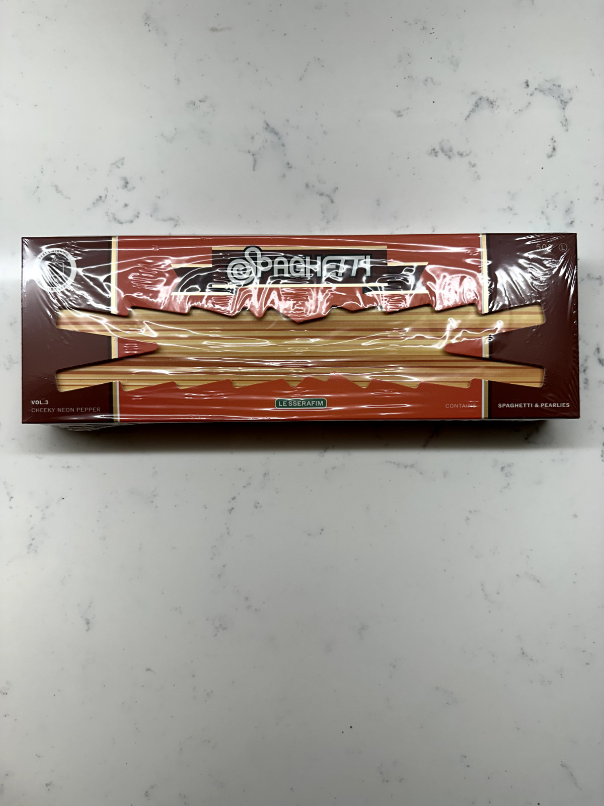 LE SSERAFIM 1st Single Album ‘SPAGHETTI’ New Sealed (Signed Ver.)