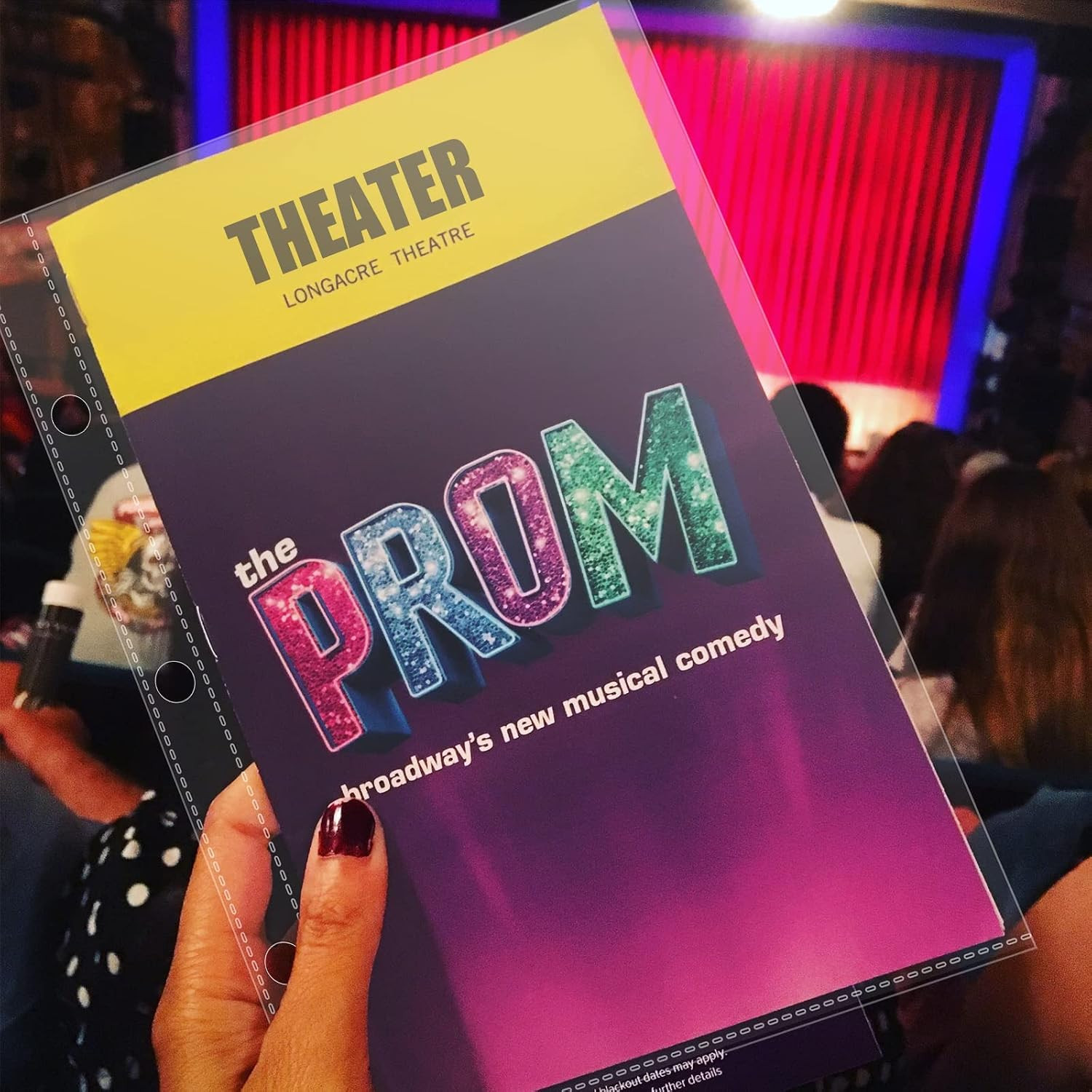 Page Protectors for Broadway Play Programs and Theater Programs, 50 Sheet