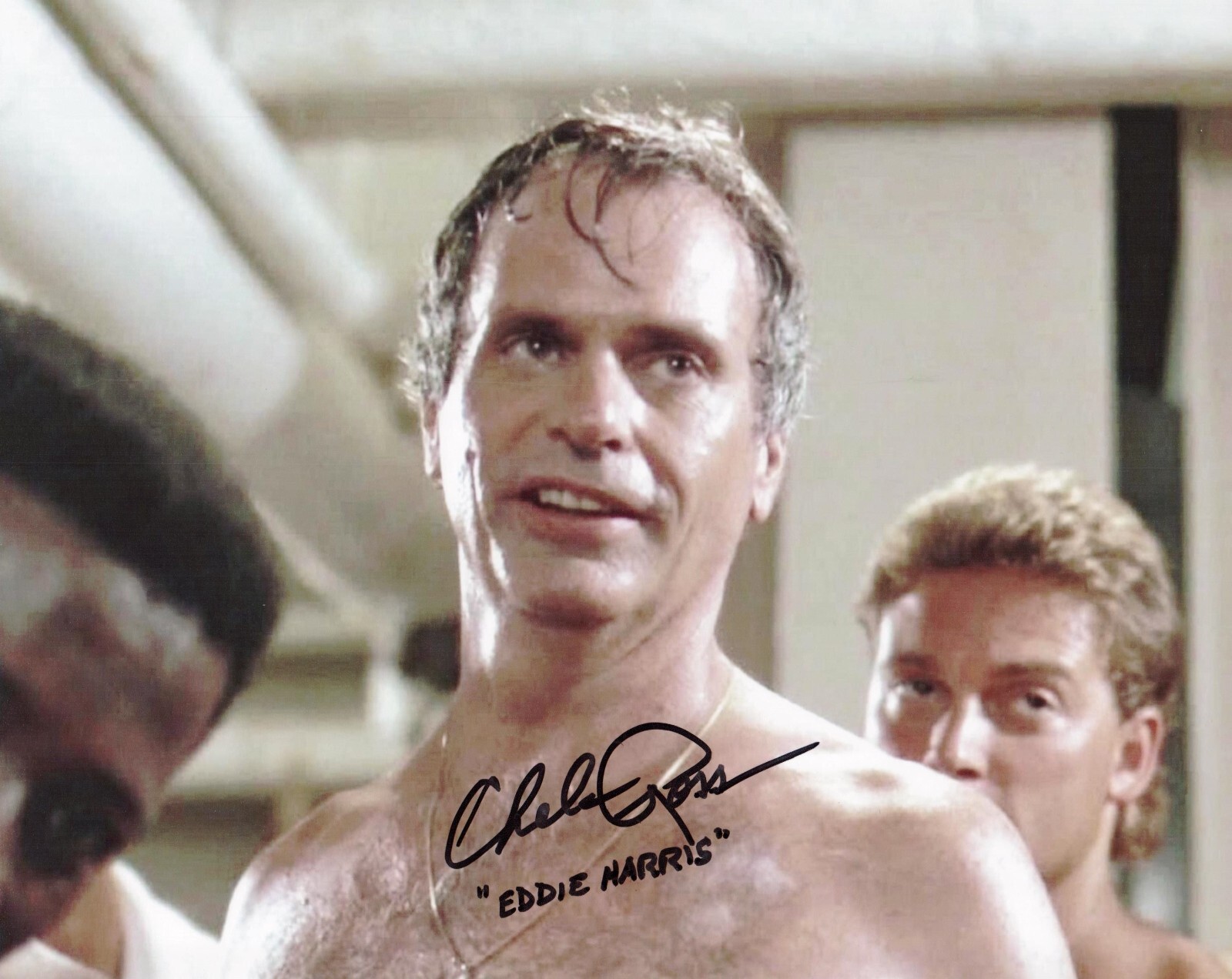 Chelcie Ross signed autographed 8×10 photo Harris Major League Movie