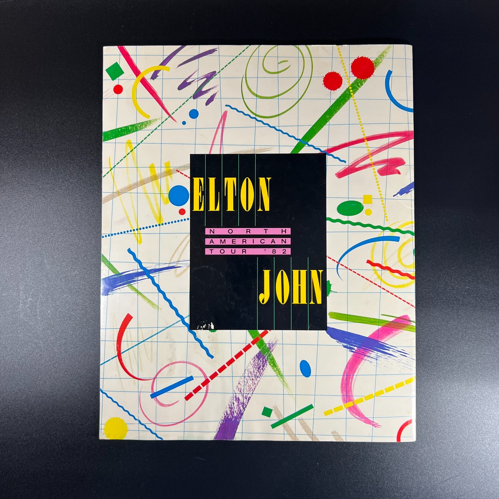 Vintage Elton John Concert Tour Souvenir Programs – Lot of 6 – 1979-1990