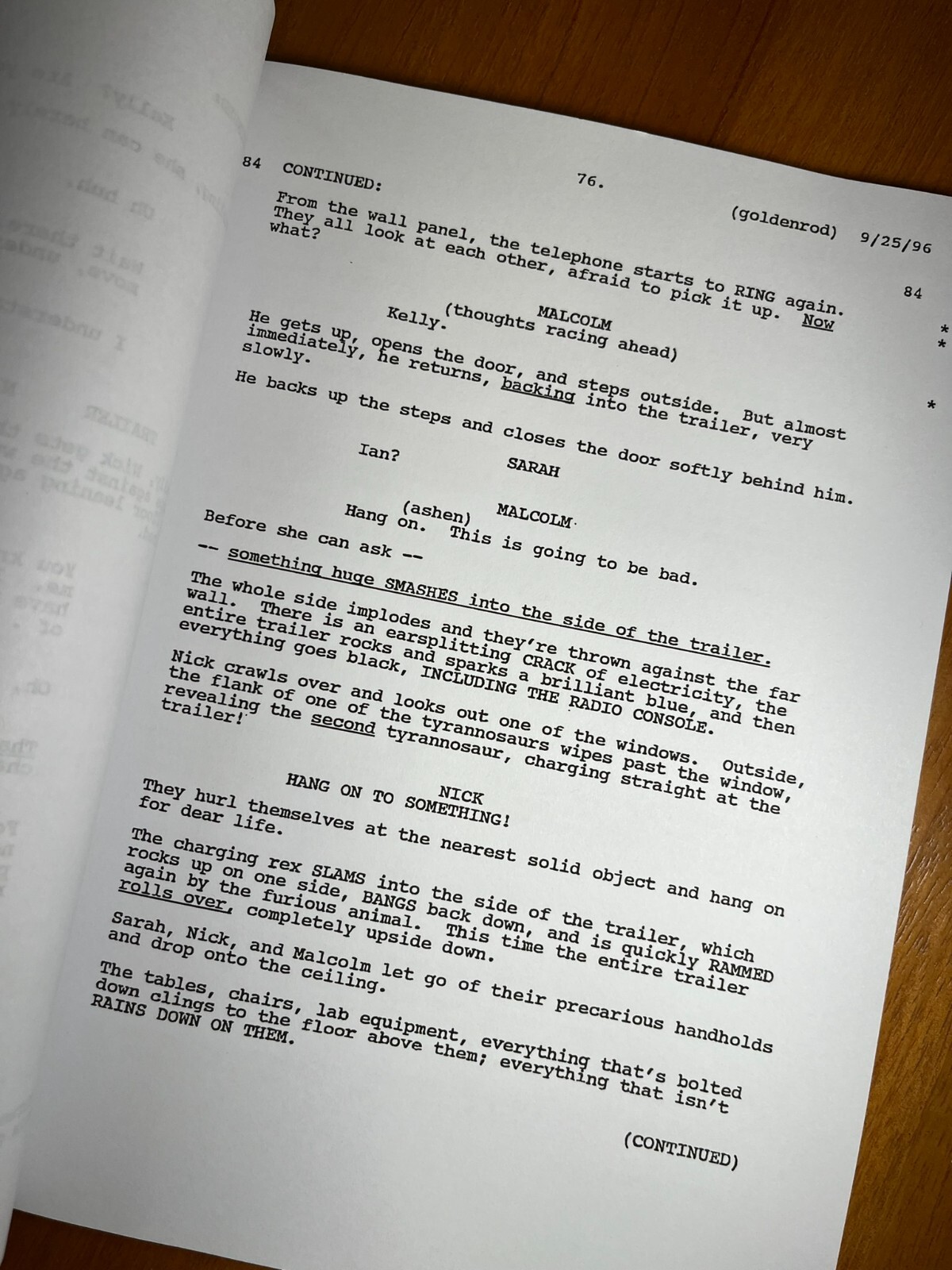 Jurassic Park Trilogy Scripts Signed- Autograph Reprints- 3 Scripts- Dinosaurs