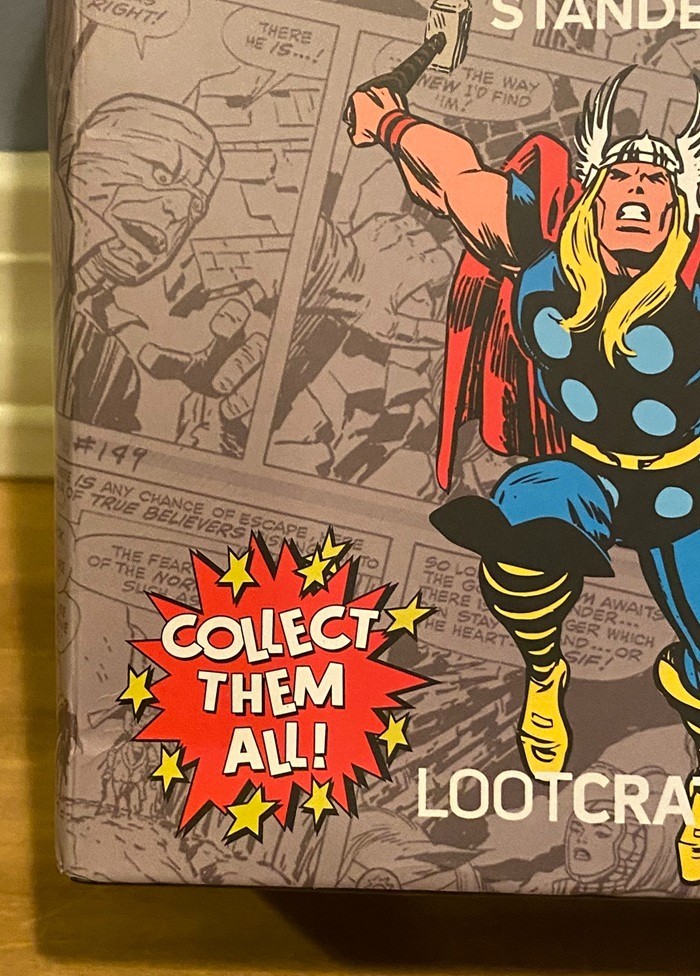 LootCrate Original Marvel Thor Standee 2022 sealed