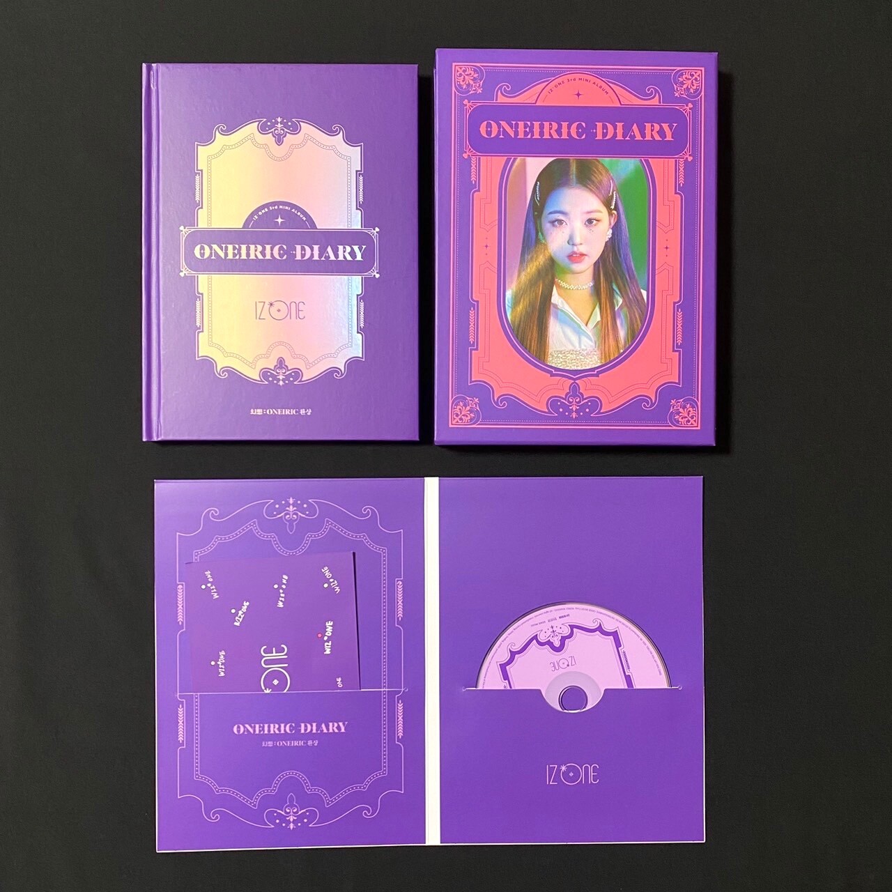 iz*one 3rd mini album oneiric diary 3 ver. Wonyoung set No photo cards IZONE IVE