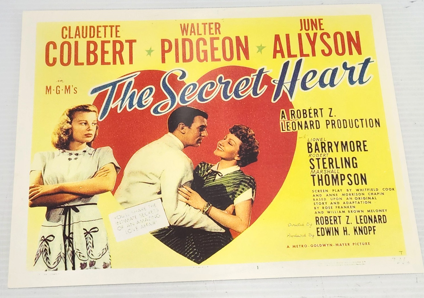 Lot of 6 1930’s 40’s Romantic Comedies Lobby Cards Romance Reproductions 11×14