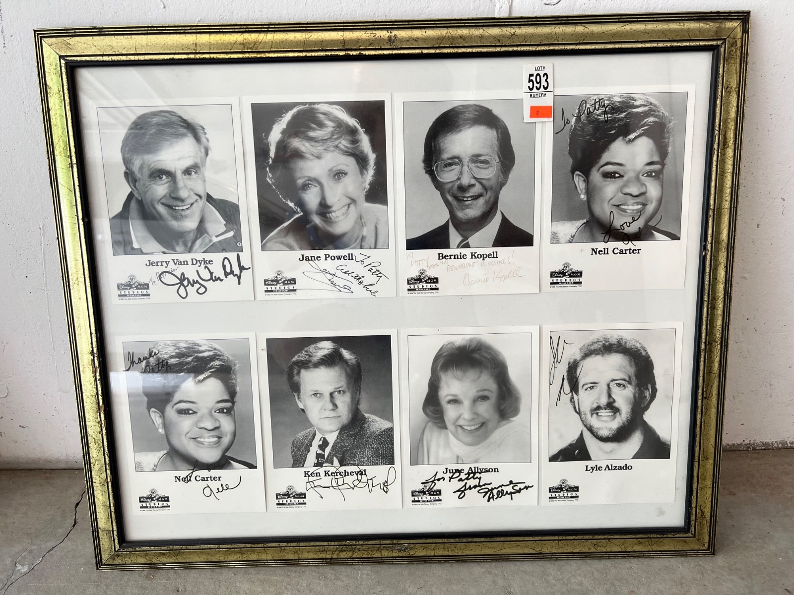 Vintage 1989 Disney-MGM Studios “Star of the Day” Signed Photo Lot I