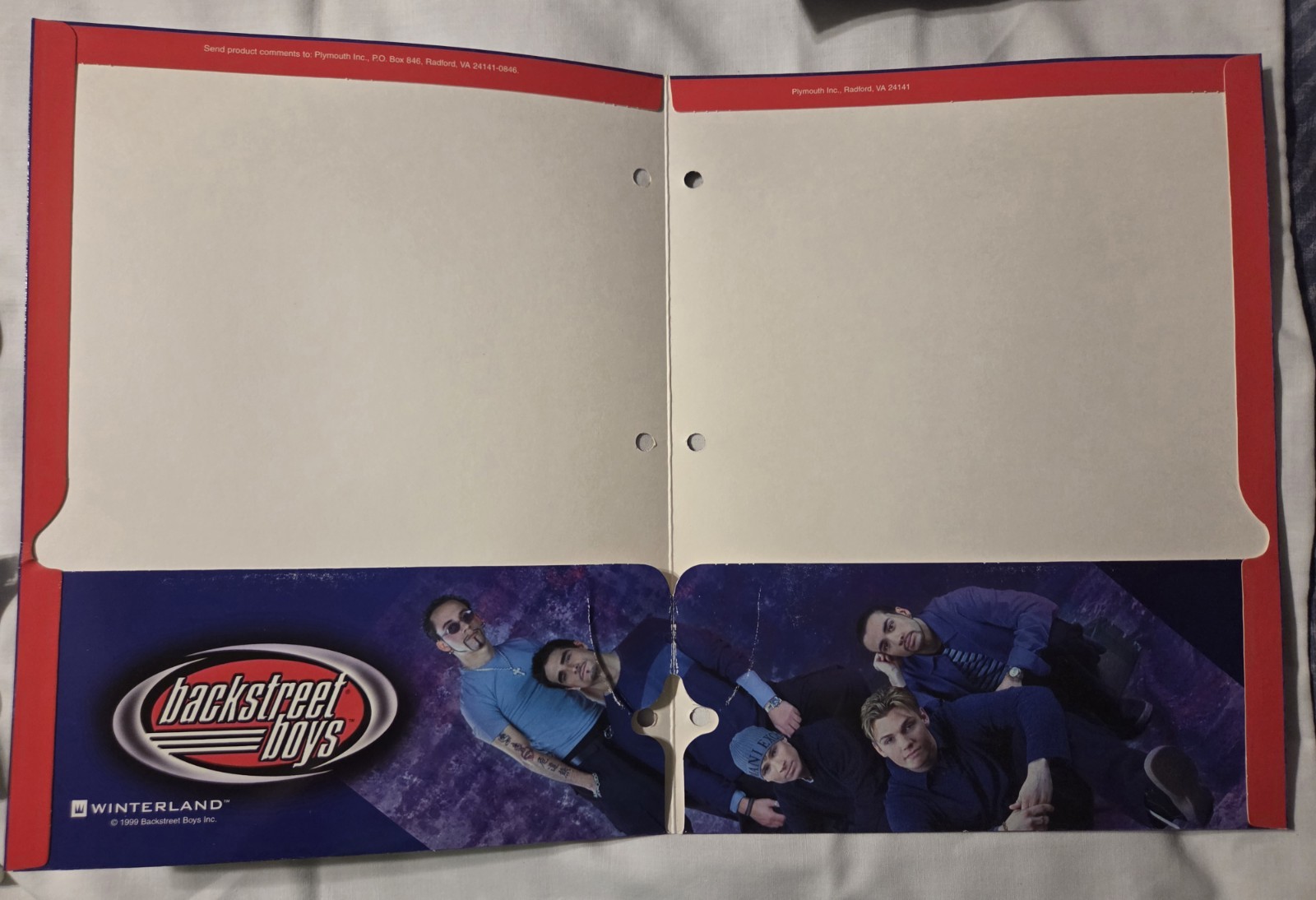 Vintage Back Street Boys Notebook Folders Pencils Case Eraser Ruler Unused Lot