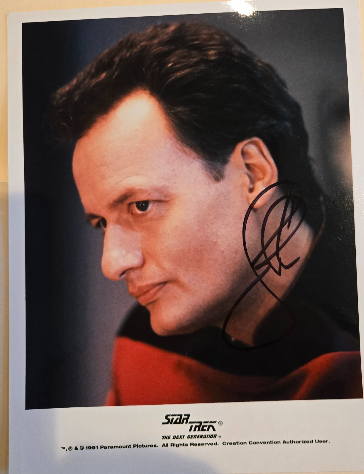 John De Lancie – Q – Star Trek TNG – Autographed Photo
