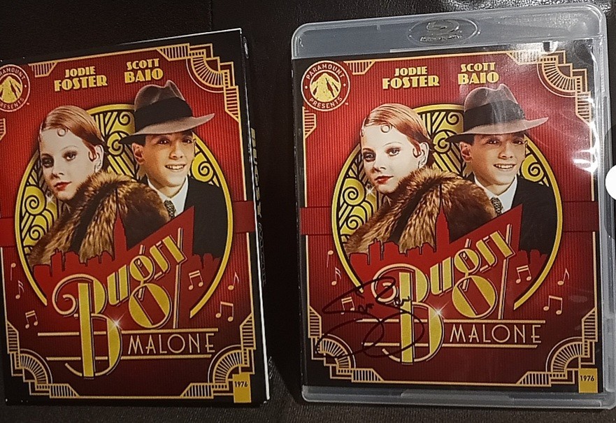 Bugsy Malone signed Scott Baio 45th Anniversary bluray Paramount
