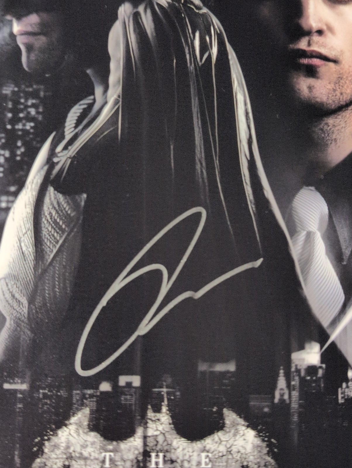 Robert Pattinson Batman Silver Ink Auto Autograph 8×10 Signed