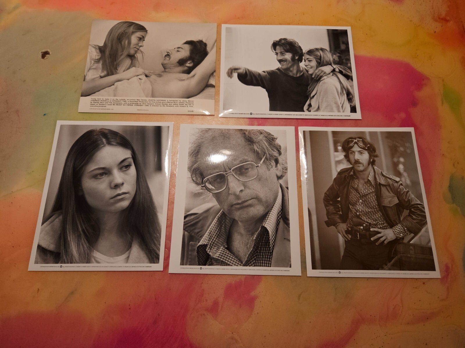 1978 STRAIGHT TIME Original Presskit w/Stills Dustin Hoffman, Harry Dean Stanton