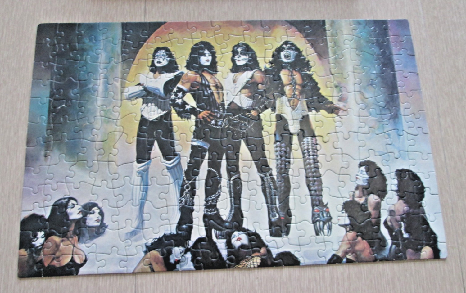 KISS 1977 200 piece Jigsaw Puzzle Casse-Tete 1548 Complete In Box