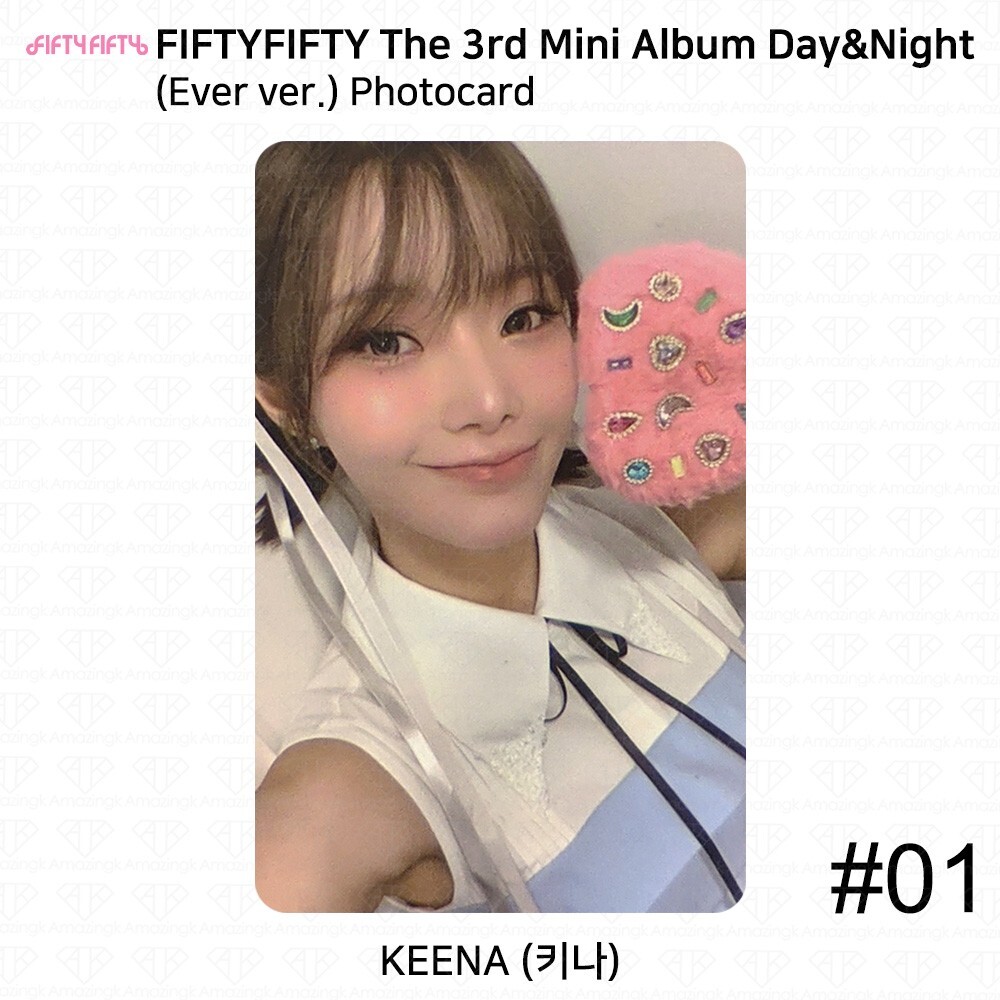 FIFTY FIFTY 3rd Mini Album Day & Night Ever ver. Official Photocard QR Card
