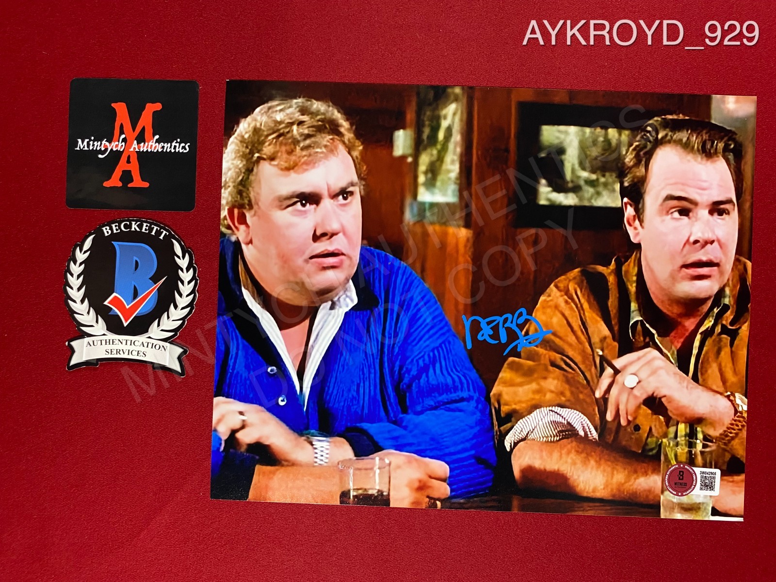 Dan Aykroyd autographed signed 8×10 photo The Great Outdoors Beckett COA