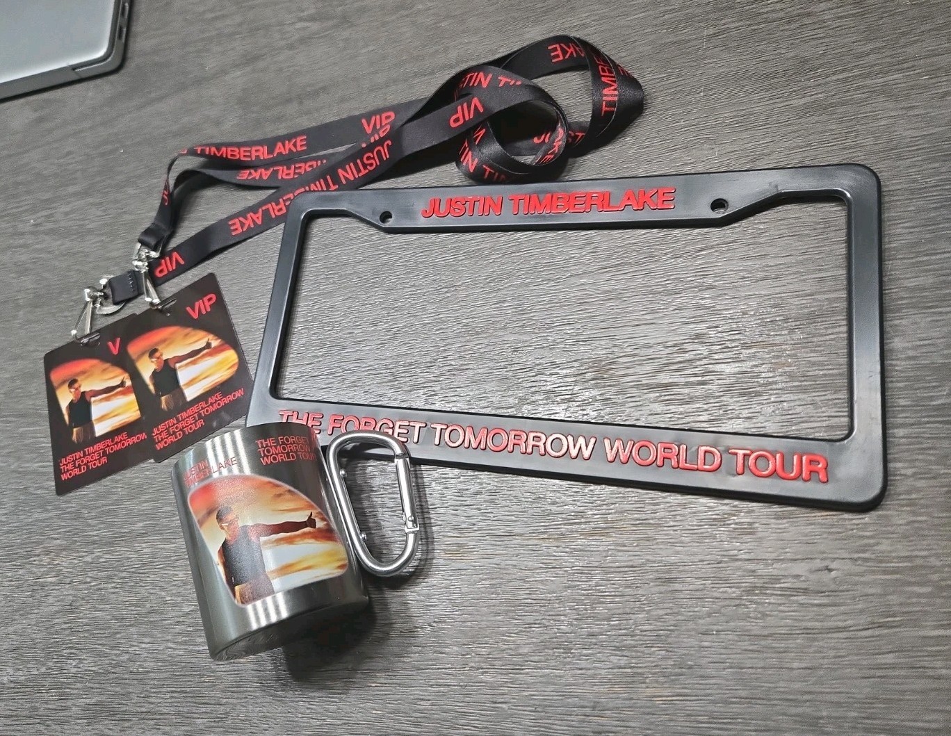 Justin Timberlake Forget Tomorrow Tour Exclusive VIP Merch Cup lot