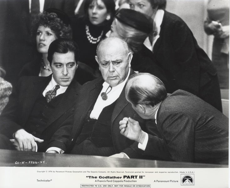 The Godfather 2 Al Pacino Robert Duvall Salvatore Po Original Photo Snipe 1974