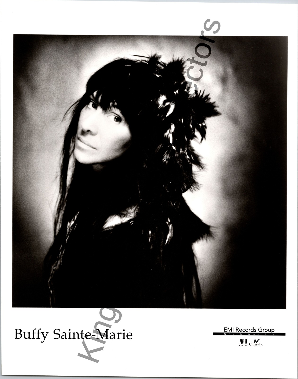 Buffy Sainte-Marie Original EMI Records Group North America Folk Press Photo