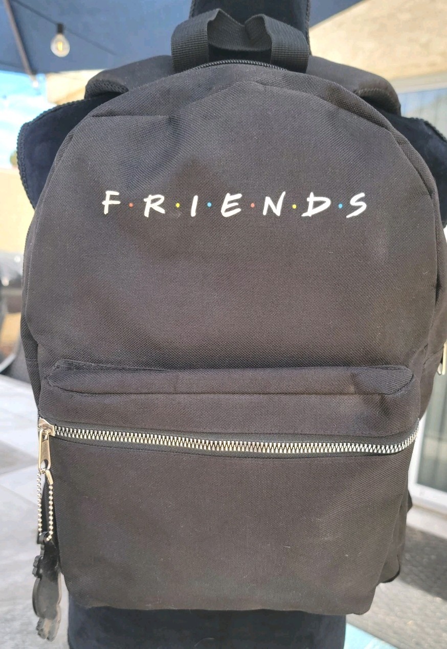 Friends Central Perk Mini Backpack Black TV Show Book Bag Travel Bag