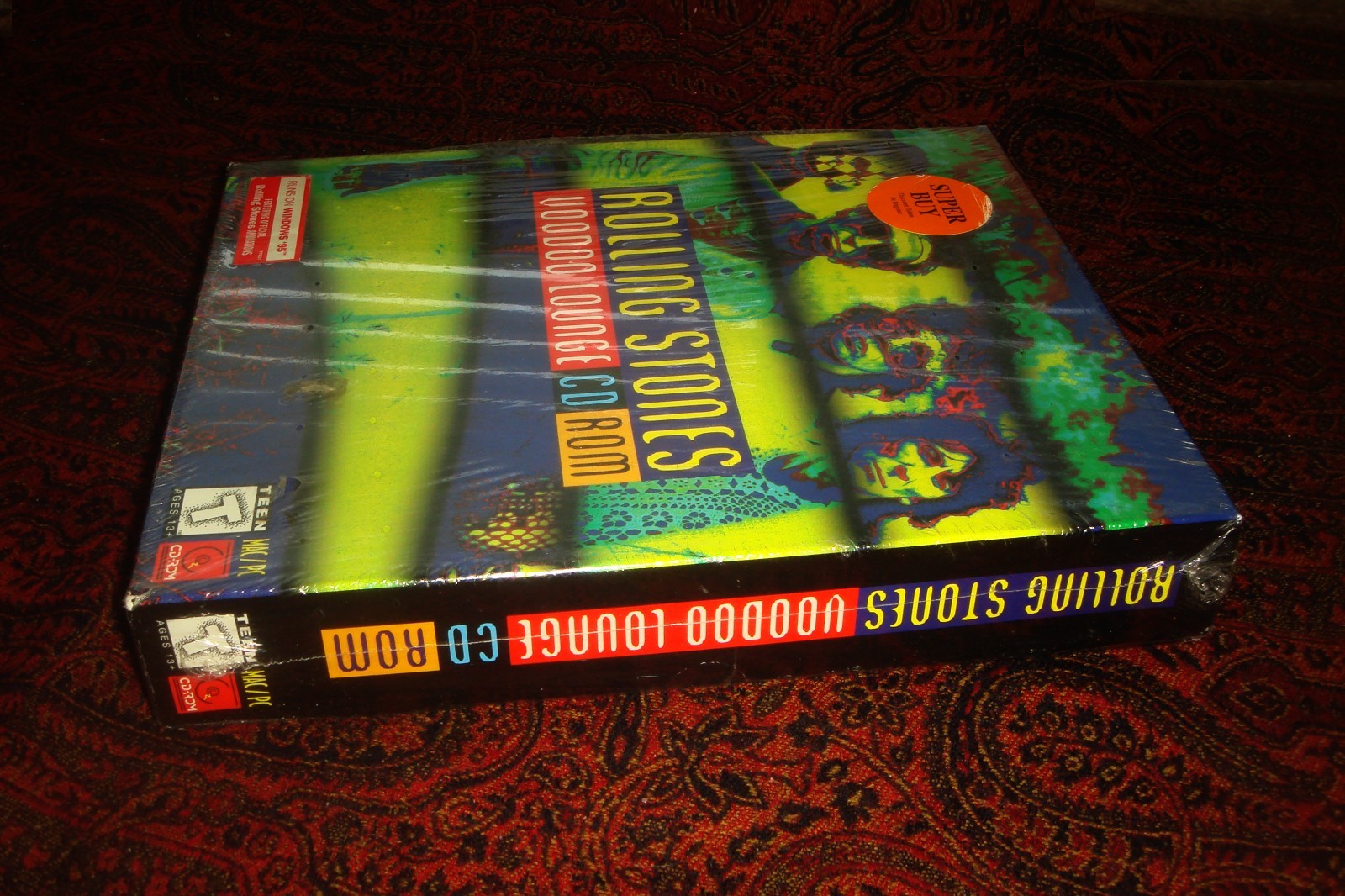 ROLLING STONES “Voodoo Lounge” CD ROM 1995 Virgin Interactive Mac/Pc NEW SEALED