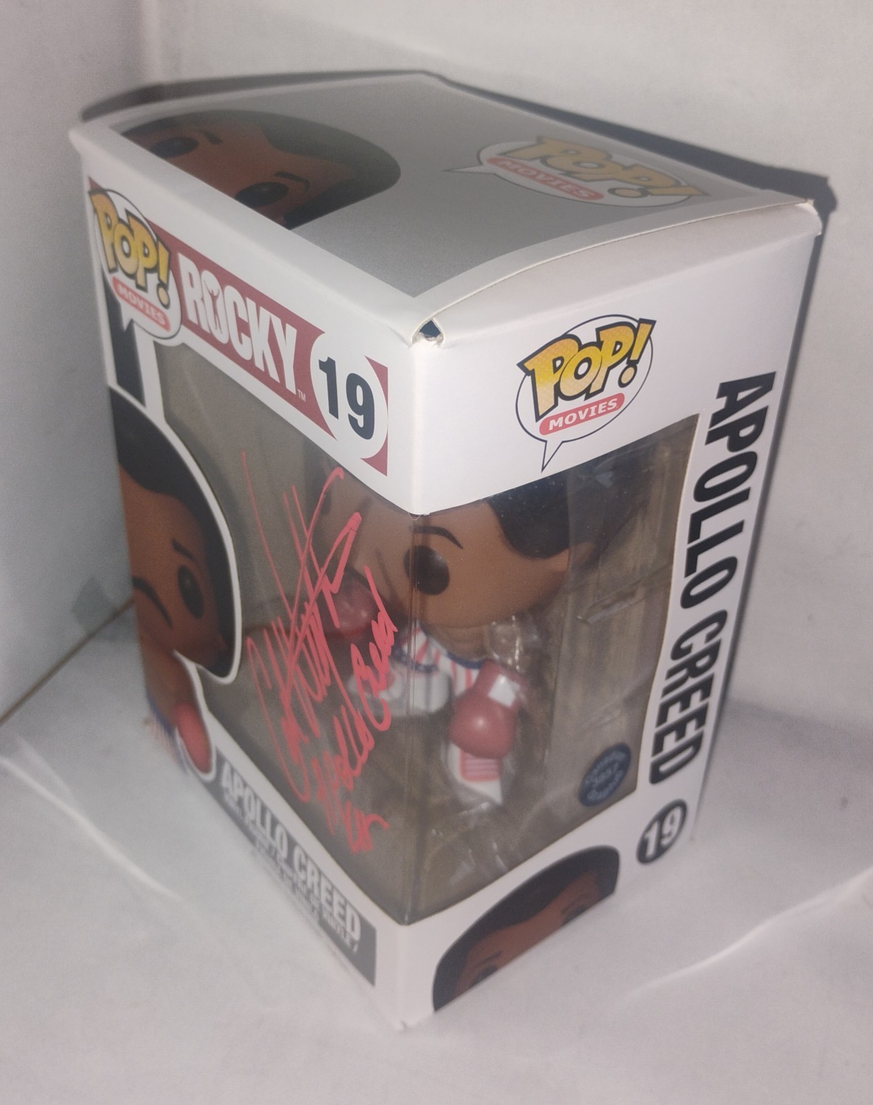 Carl Weathers Hand Signed Apollo Creed Funko Pop COA – NO US TARIFF