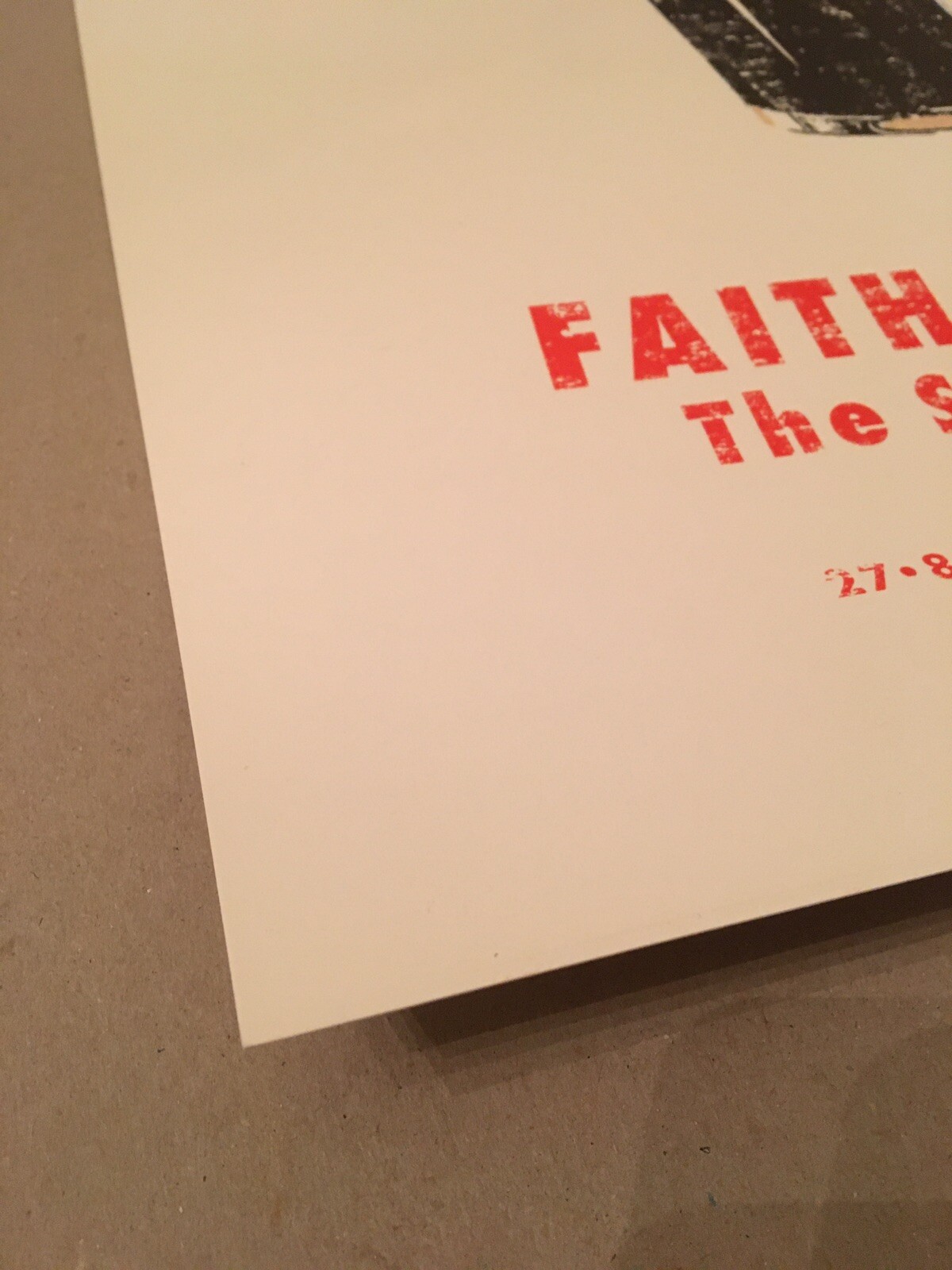 Faith No More poster Print Dublin Signed Numbered 2009 Not Nirvana Ireland
