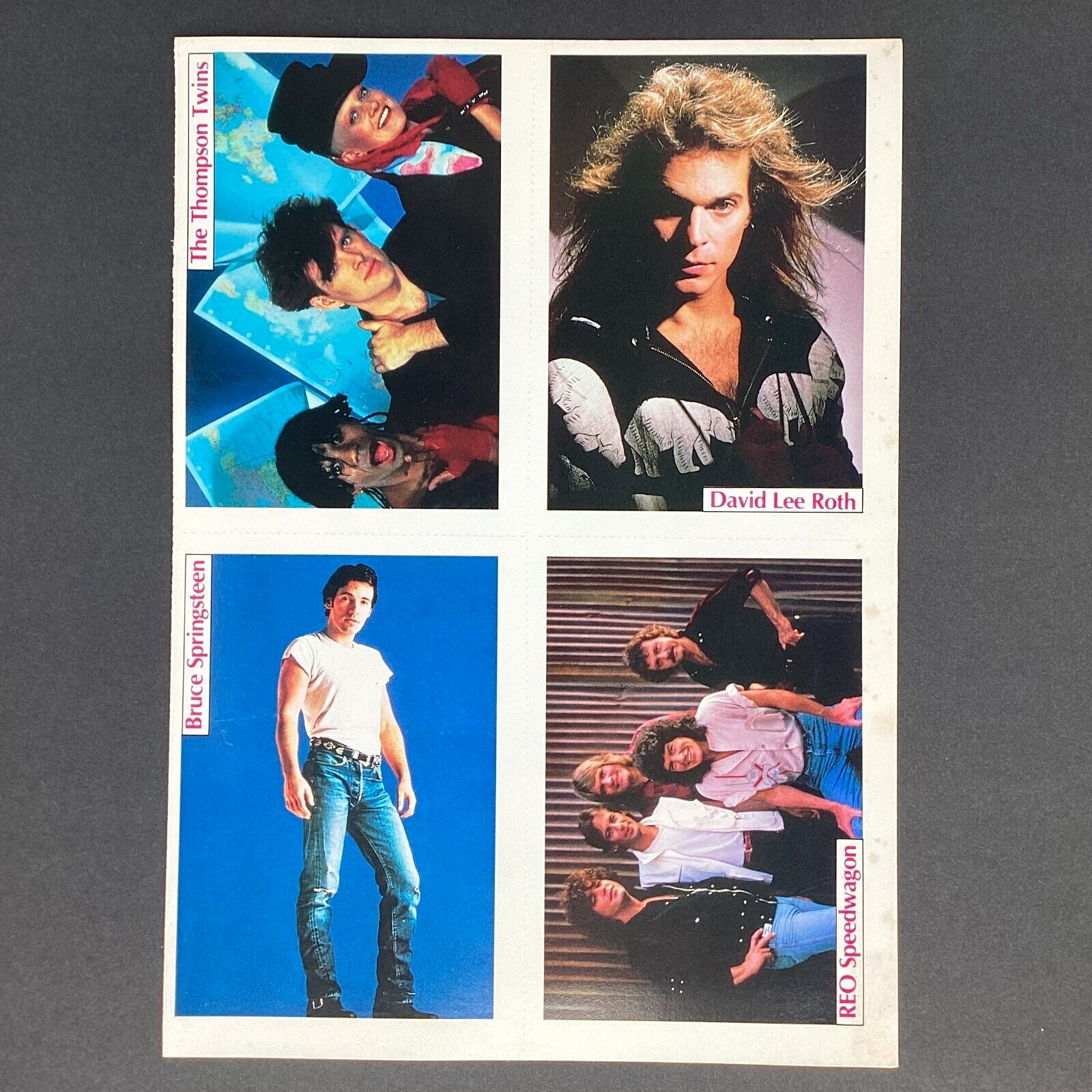 80’s Rock Pop Heavy Metal Music POST CARDS Ratt Queen Prince Bowie Phil Collins