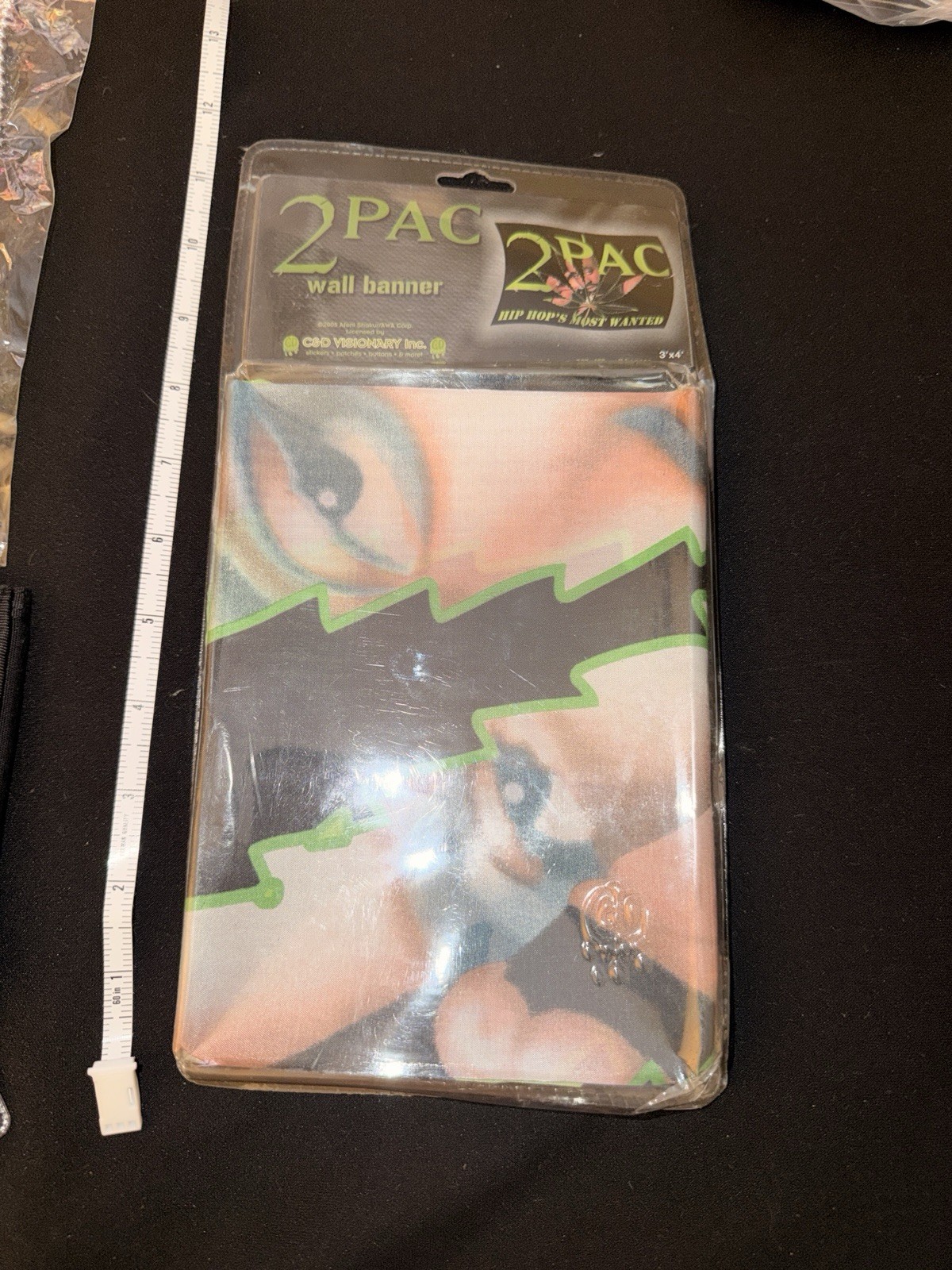 2Pac Hip Hop’s Most Wanted 3×4 Ft Wall Banner 2005 Sealed NOS Tupac Shakur