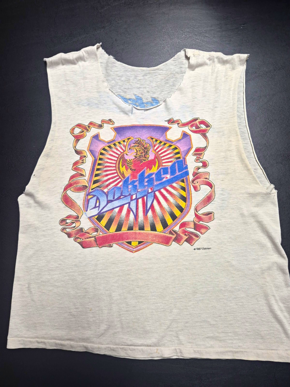 Dokken Back for the Attack Concert T Shirt ©1987