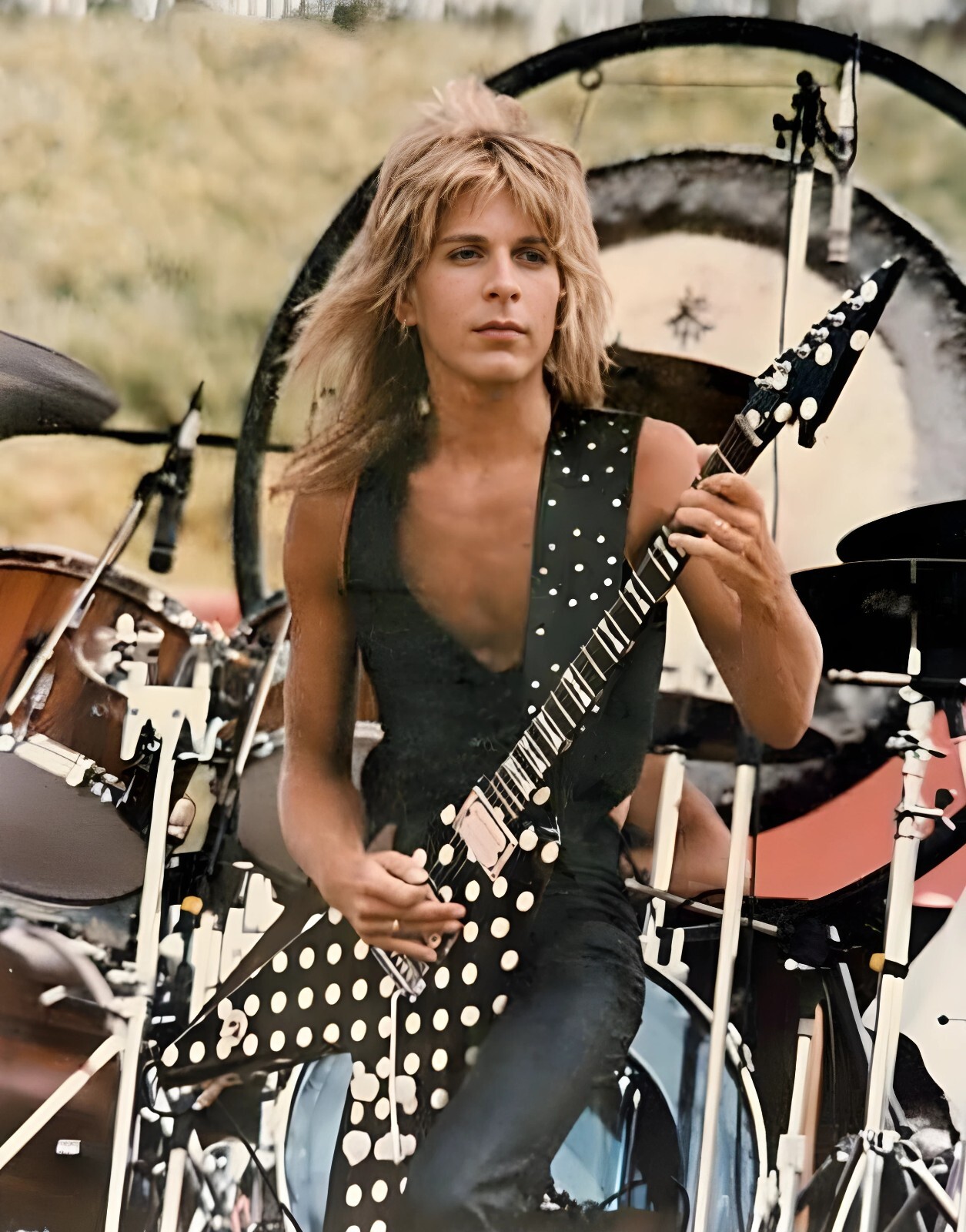 Randy Rhoads Ozzy Osbourne Photo Poster 1982 Live! Photography