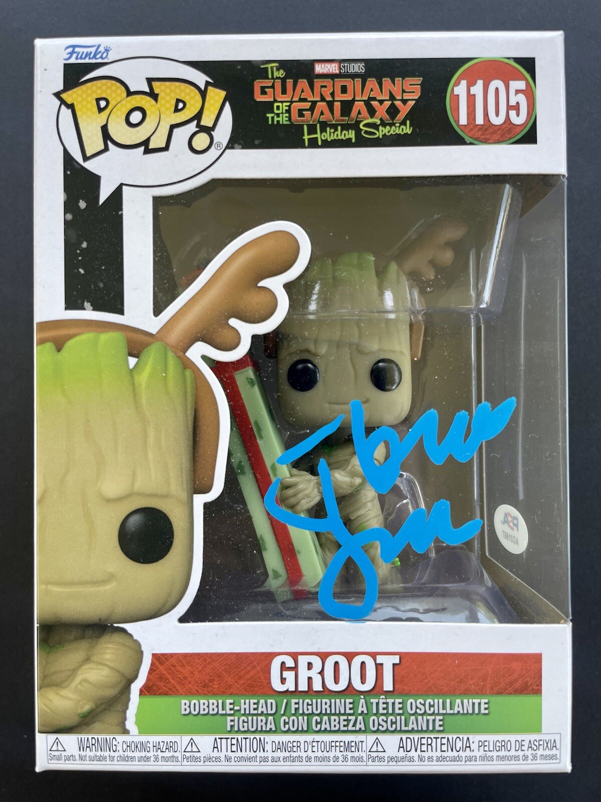 James Gunn Signed Autographed Groot Funko Pop (GOTG) 1105 Director Psa/Dna Coa