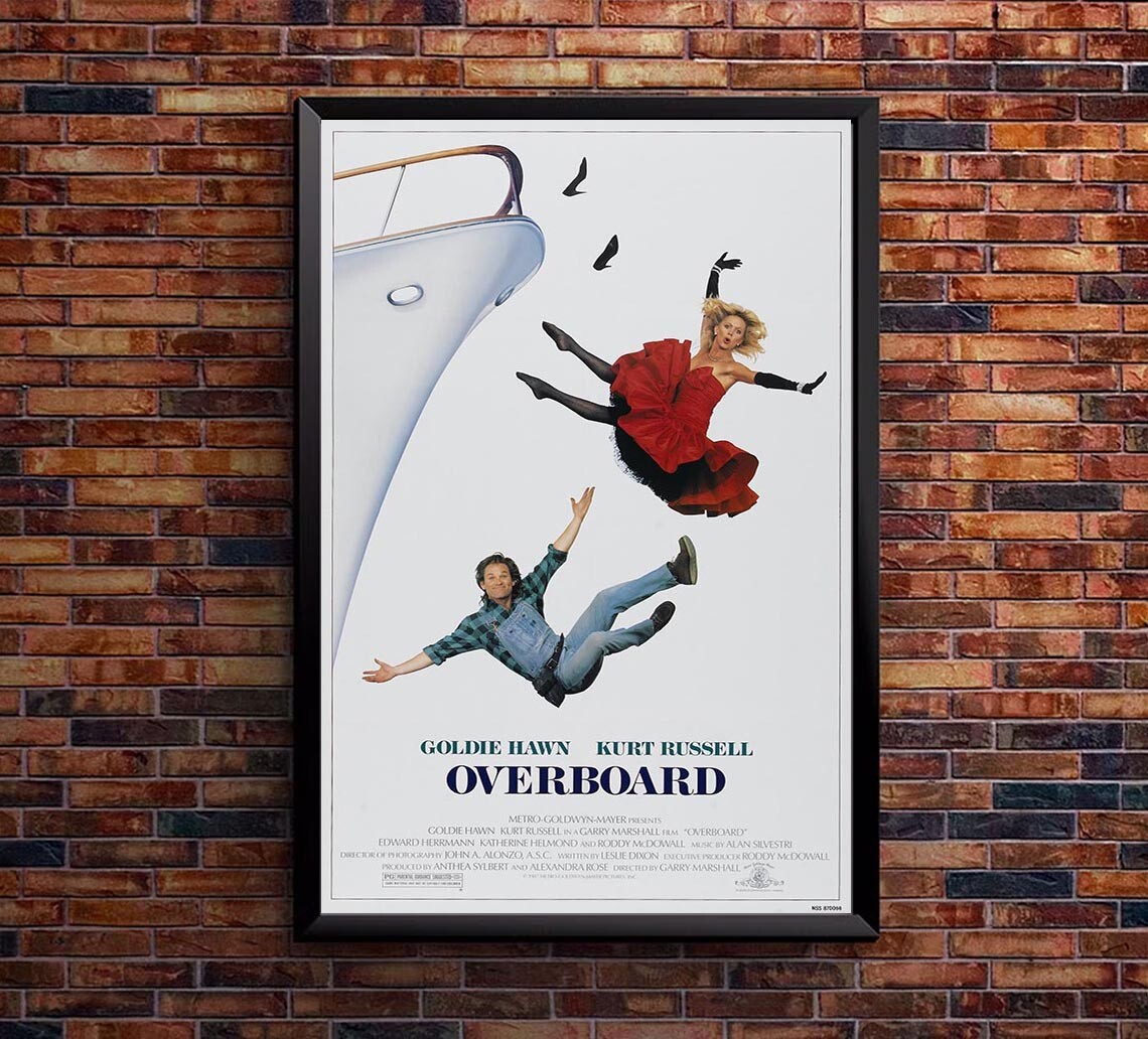 Overboard 1987 – Kane Russell – Vintage Classic Movie Poster