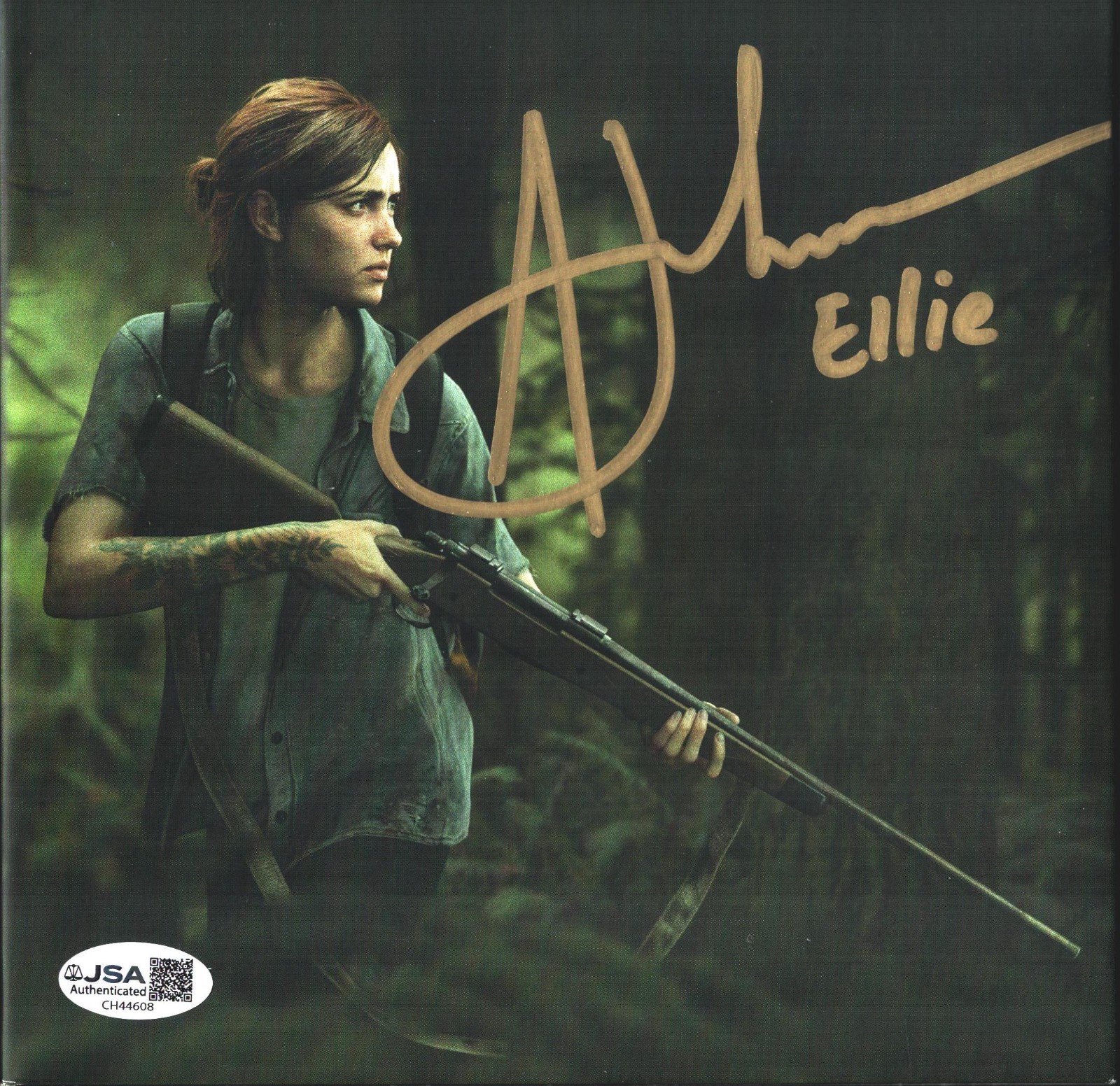 Ashley Johnson Signed 7″ Vinyl Last of Us Part 2 Ellie Autograph JSA COA