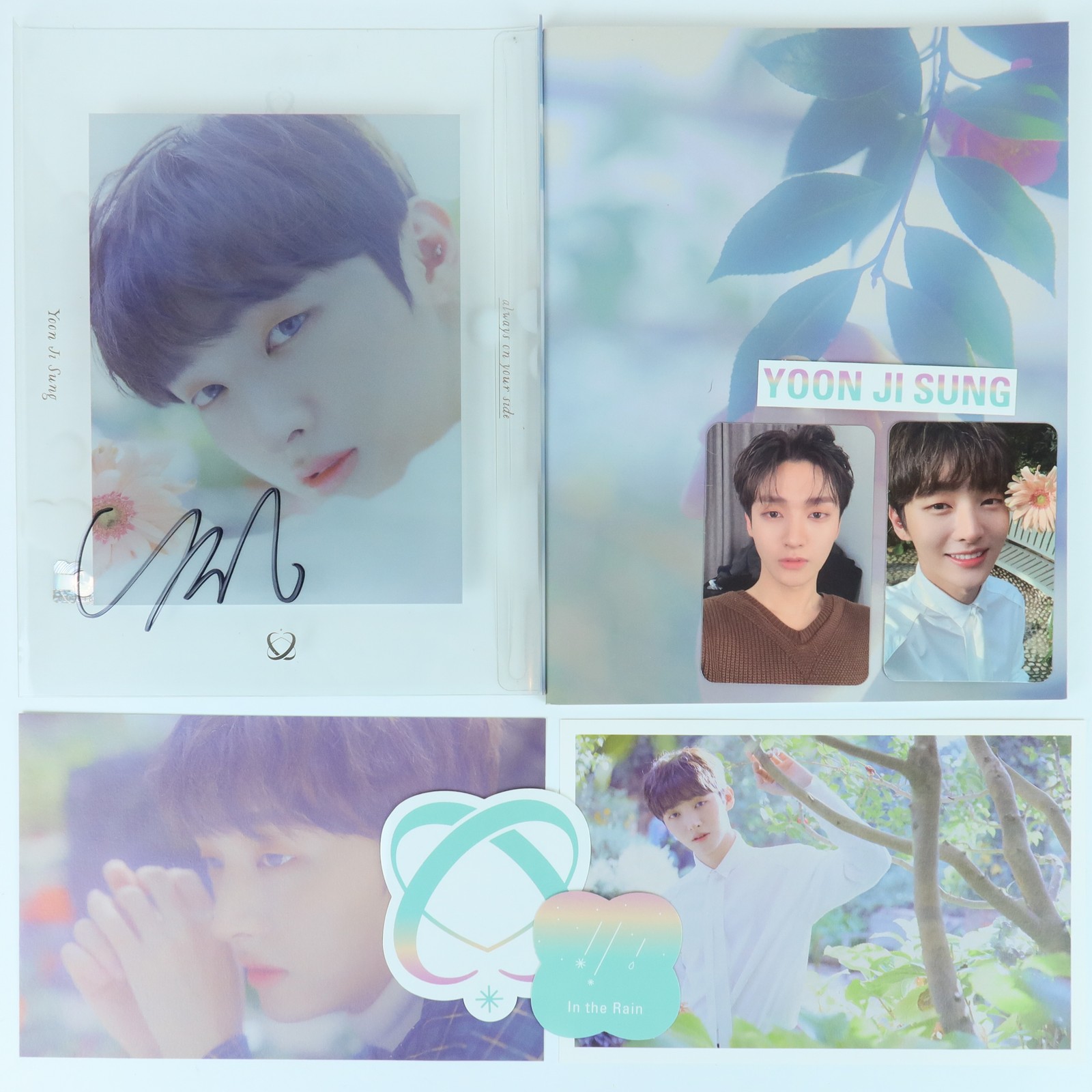 Yoon Ji Sung – Aside [White Ver.] 1st Mini Album Signed Promo CD 2019 Wanna One