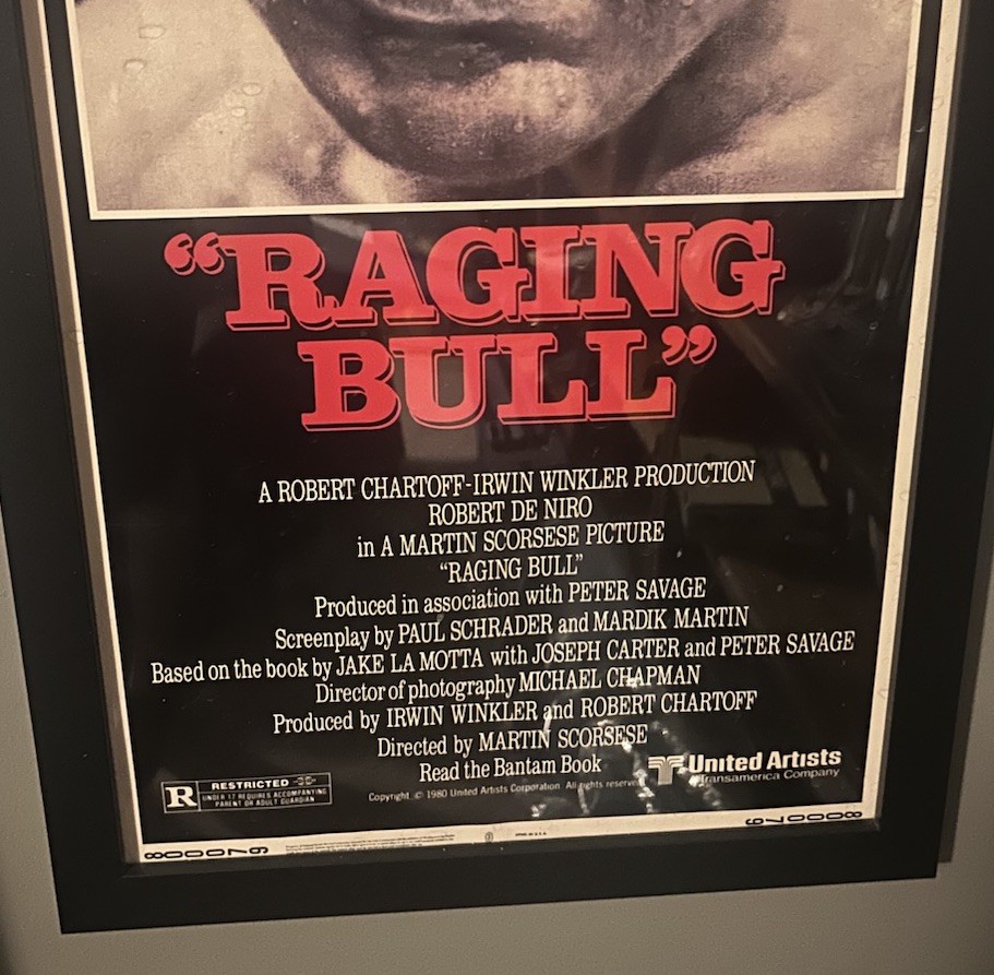 Raging Bull (1980) Original Insert Movie Poster 14 X 36 Scorsese DeNiro Pesci