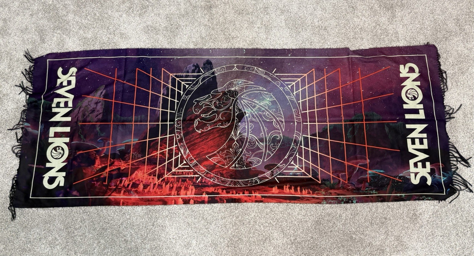 Official Seven Lions Red Rocks 2026 Pashmina. Brand New, Sealed