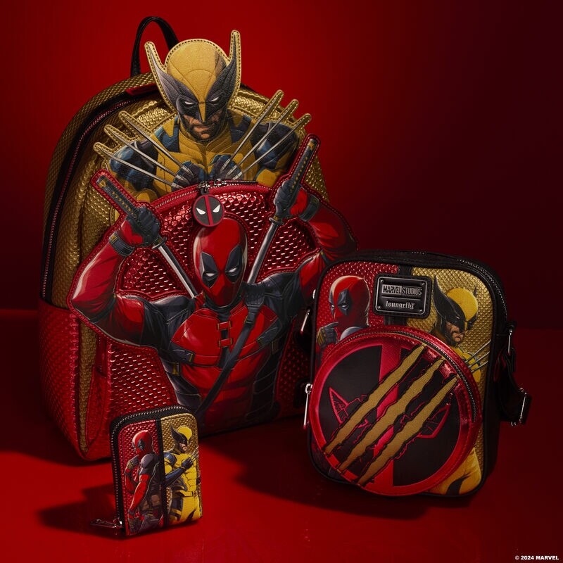 Loungefly Marvel Deadpool & Wolverine Crossbody Bag