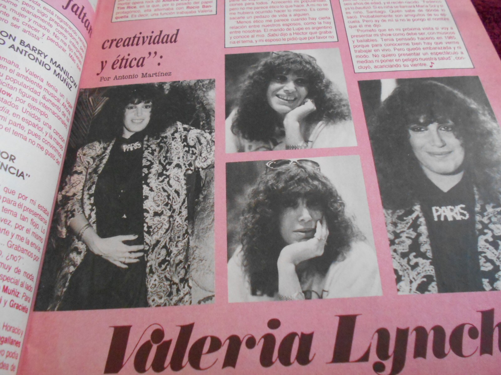 RITMO magazine PANDORA MARIA CONCHITA ALONSO MARISELA LUCIA MENDEZ FLANS TIGRESA