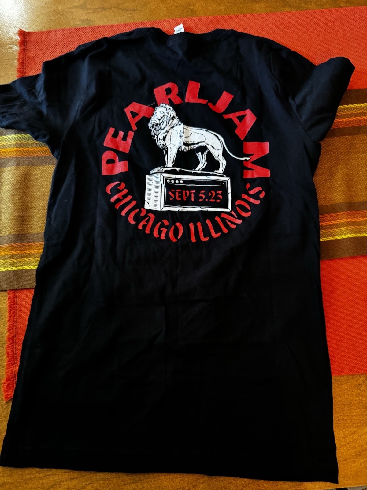 Pearl Jam Shirt Chicago 2023 Sept5 Nite 1 Shirt small S new