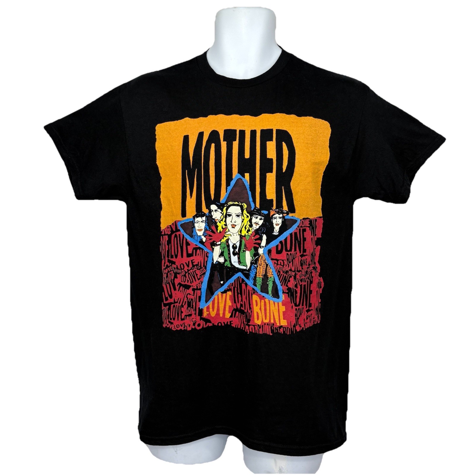 Mother Love Bone T-Shirt/ Men’s (M) SLIM Black Gildan 100% Cotton ROCK MUSIC