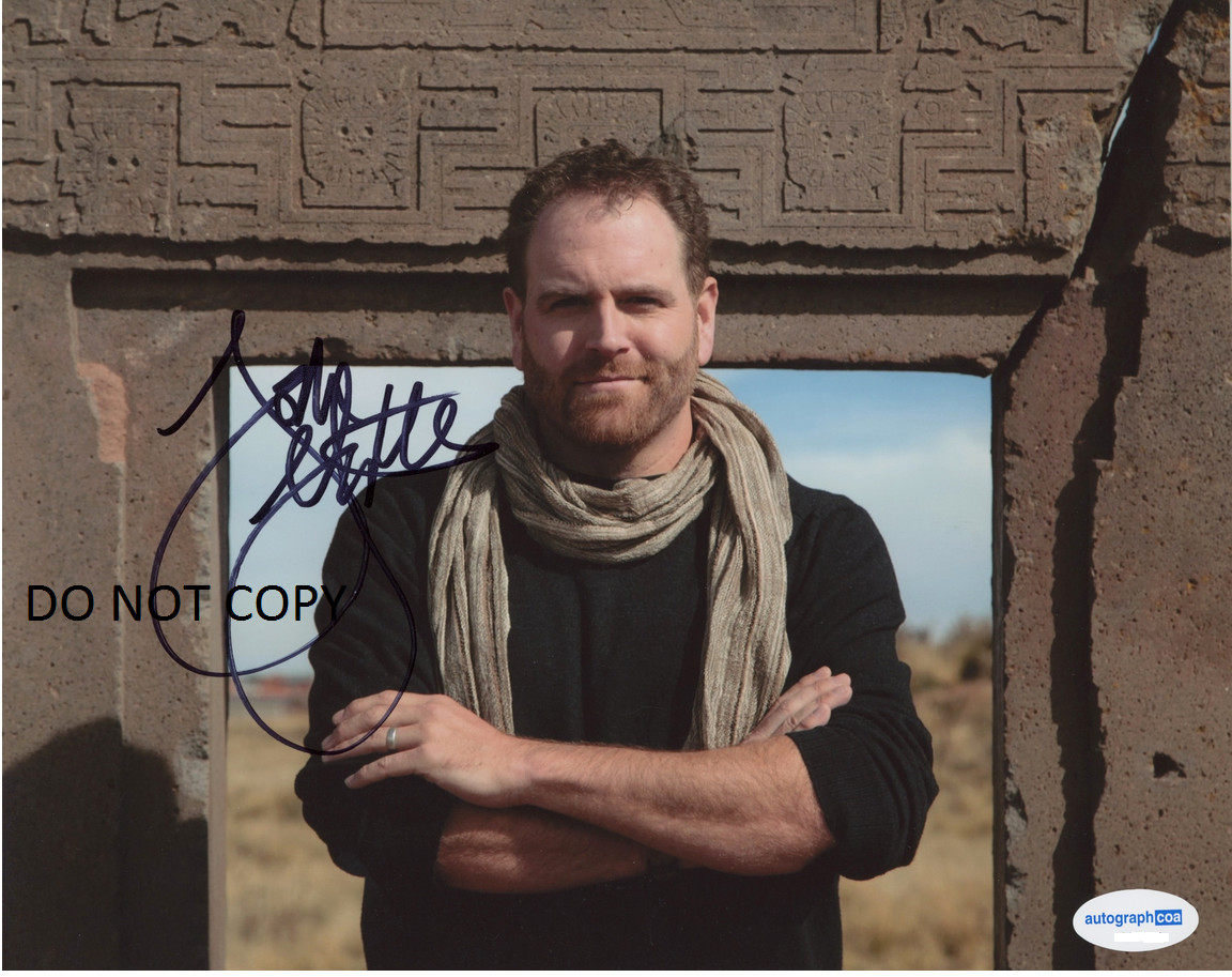 JOSH GATES – EXPEDITION UNKNOWN Autographed Signed 8×10 Reprint Photo !!