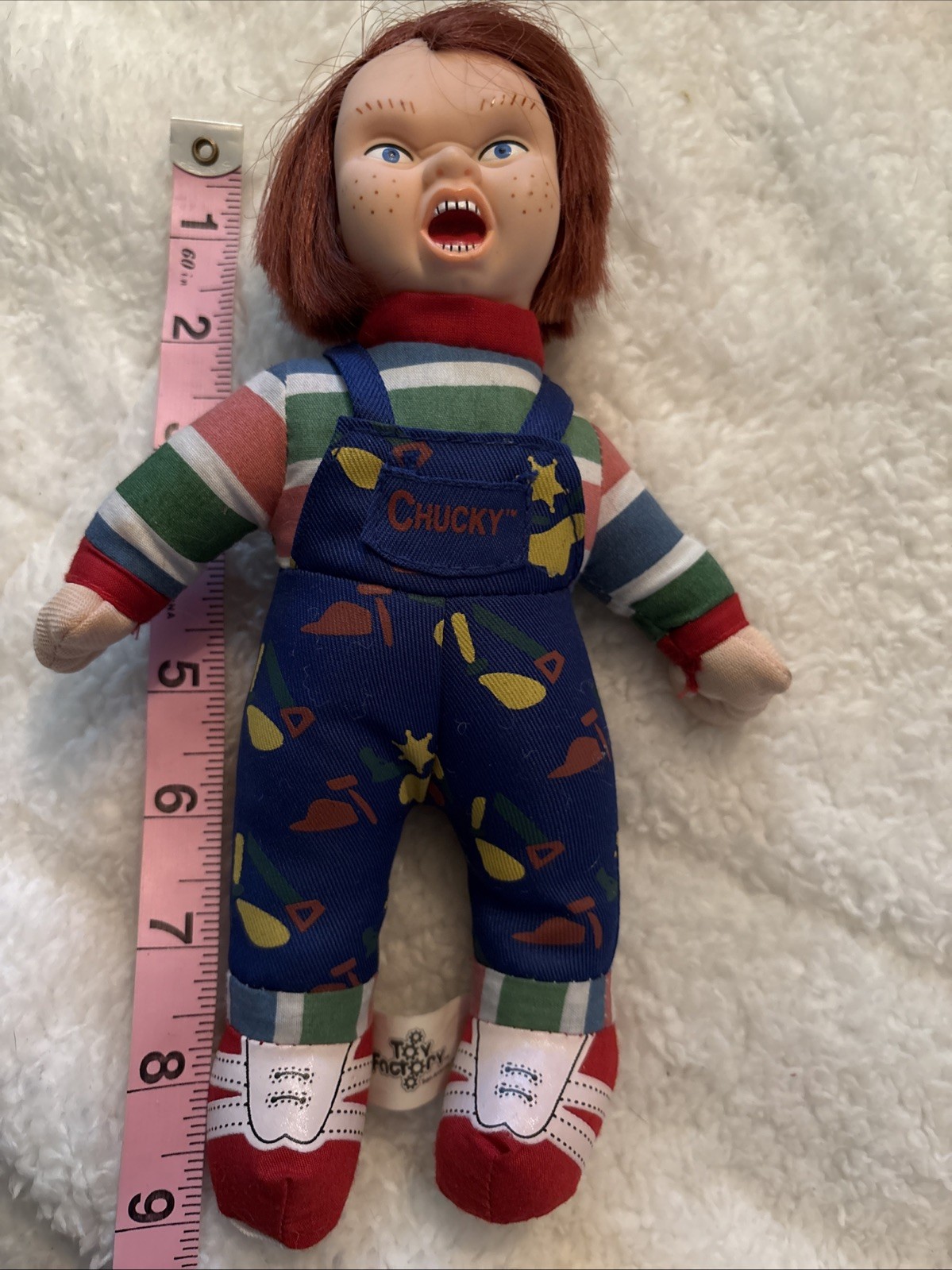 Child’s Play 2 Chucky Doll Plush 9″ RARE Toy Factory