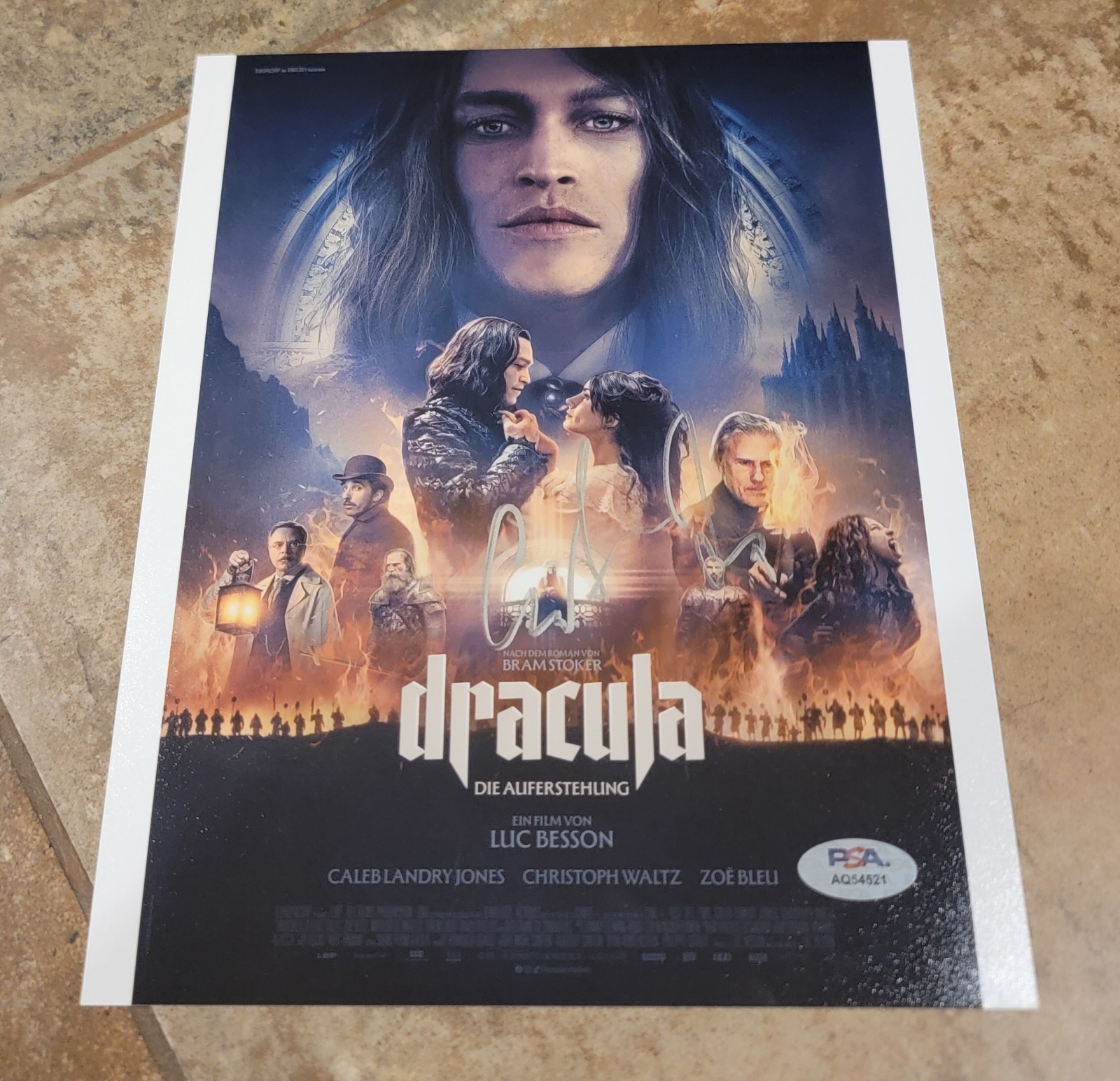 Caleb Landry Jones signed 8×10 photo autograph PSA DNA Dracula AQ54521