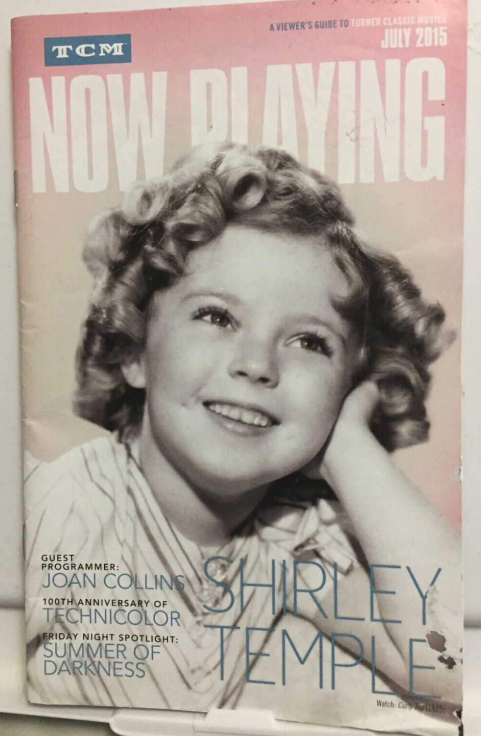 TCM Shirley Temple Now Playing Viewer’s Guide July 2015