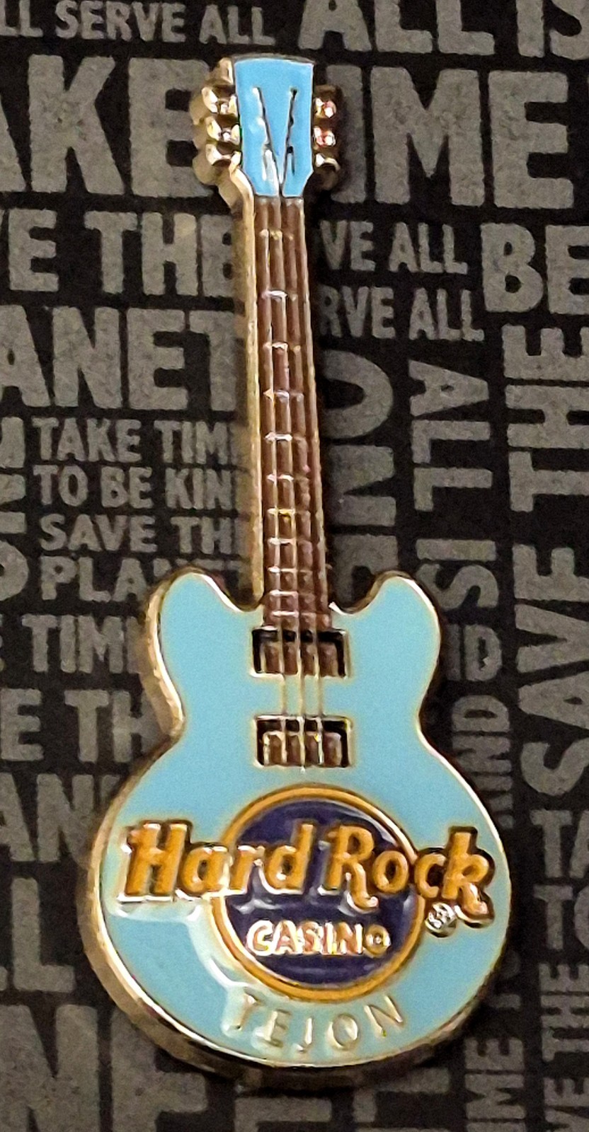 Hard Rock Cafe Casino Tejon Bakersfield Guitar Pin