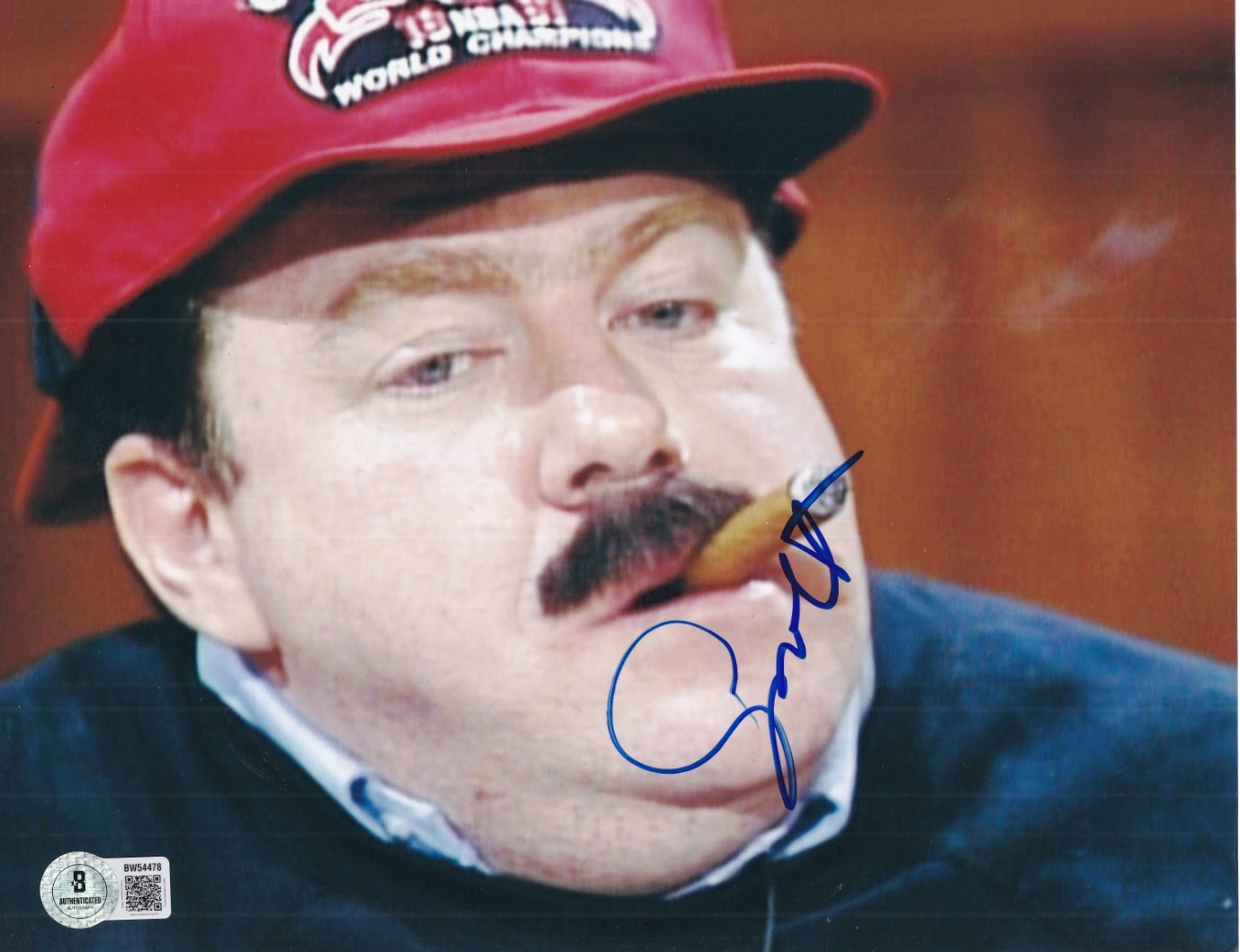 GEORGE WENDT signed (SATURDAY NIGHT LIVE) Super Fan 8X10 photo BECKETT BW54478