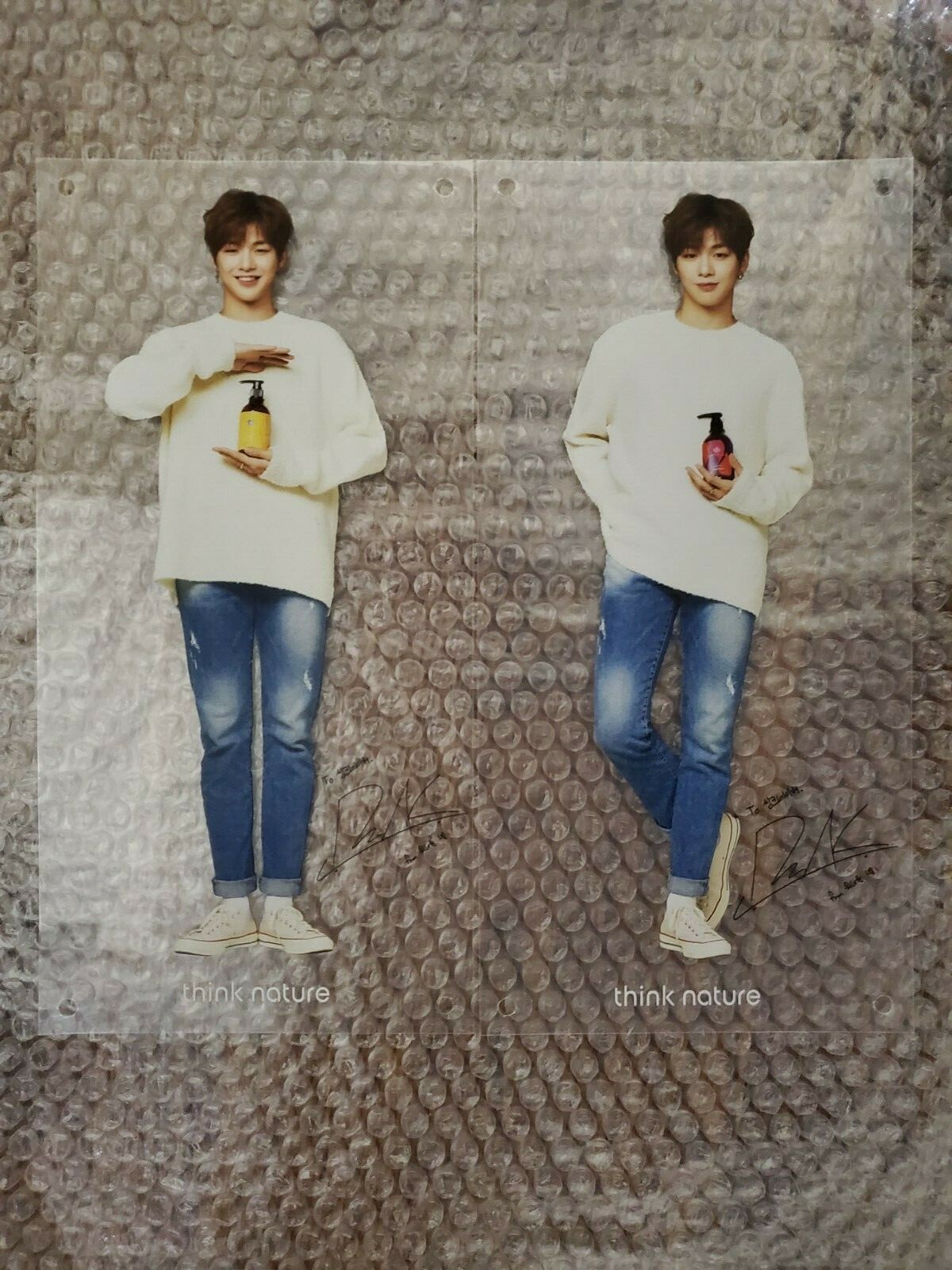 WANNA ONE Kang Daniel Think Nature Official Mini Banner A ver (Rare)